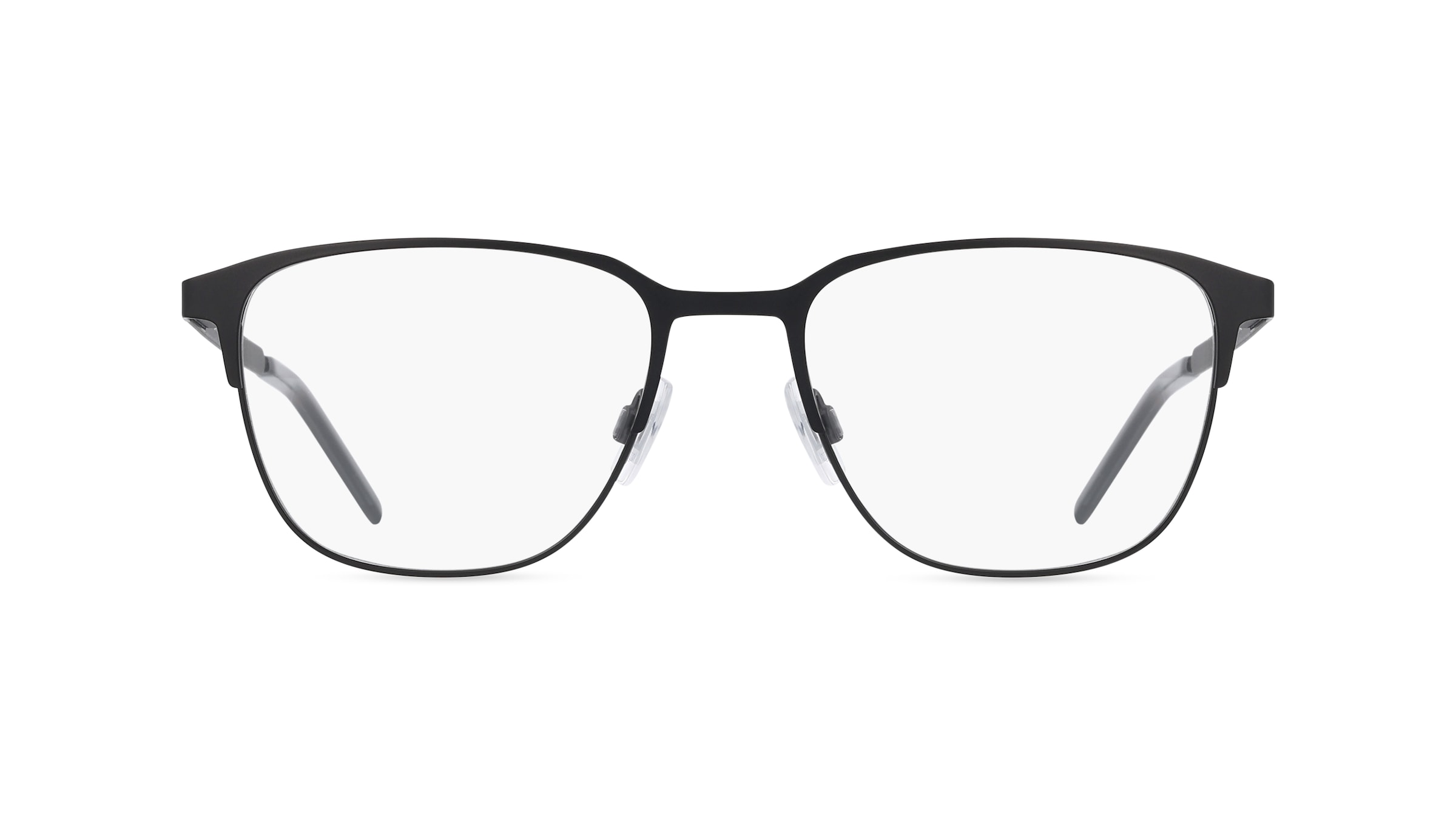 Hugo HG 1155 Herren-Brille inkl. Gläser Vollrand Eckig Metall-Gestell 54mm/18mm/145mm, schwarz