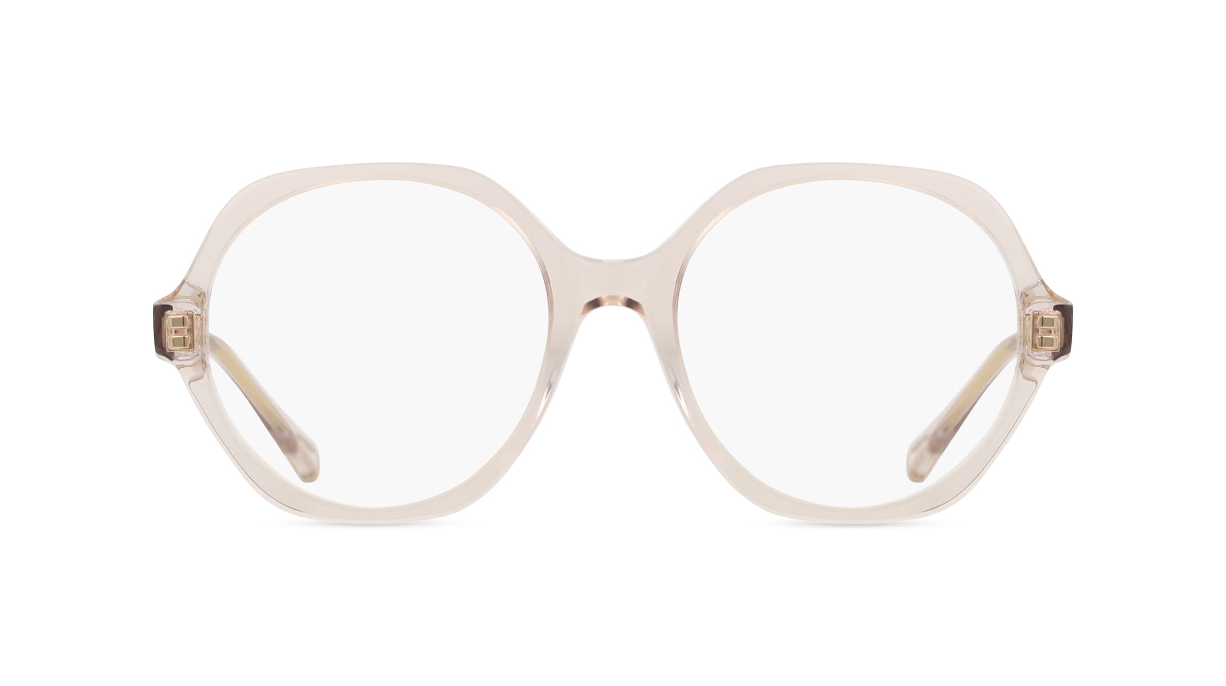 Chloé CH0083O Unisex-Brille inkl. Gläser Vollrand Rund Acetat-Gestell 53mm/18mm/140mm, pink