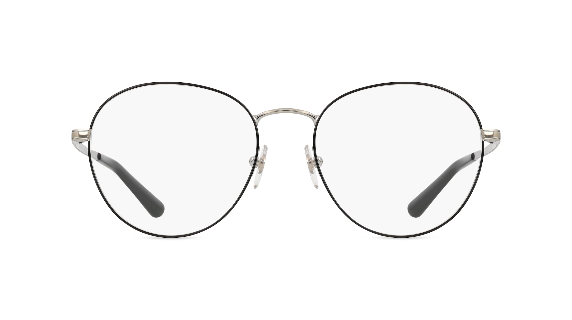 Vogue VO4024 Damen-Brille inkl. Gläser Vollrand Rund Metall-Gestell 52mm/18mm/135mm, silber