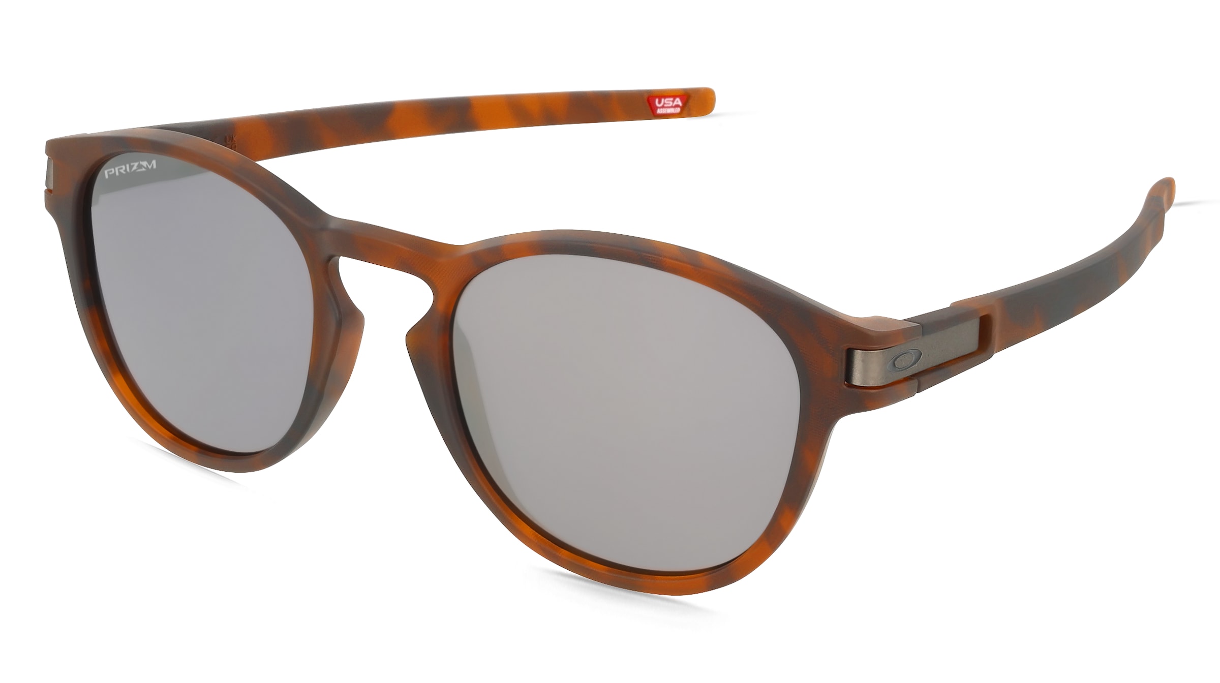 Oakley OO9265 LATCH Herren-Sonnenbrille Vollrand Oval Kunststoff-Gestell, Braun