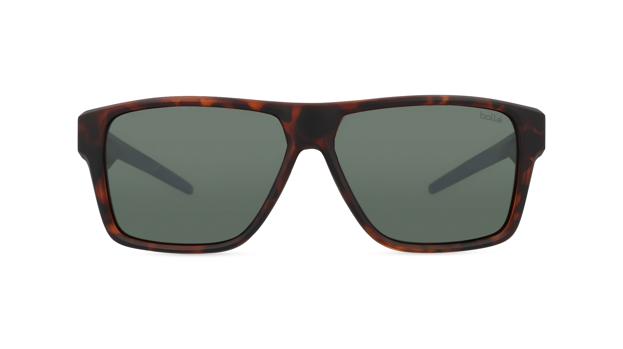 Bollé TEMPER Unisex-Sonnenbrille Vollrand Eckig Kunststoff-Gestell, braun