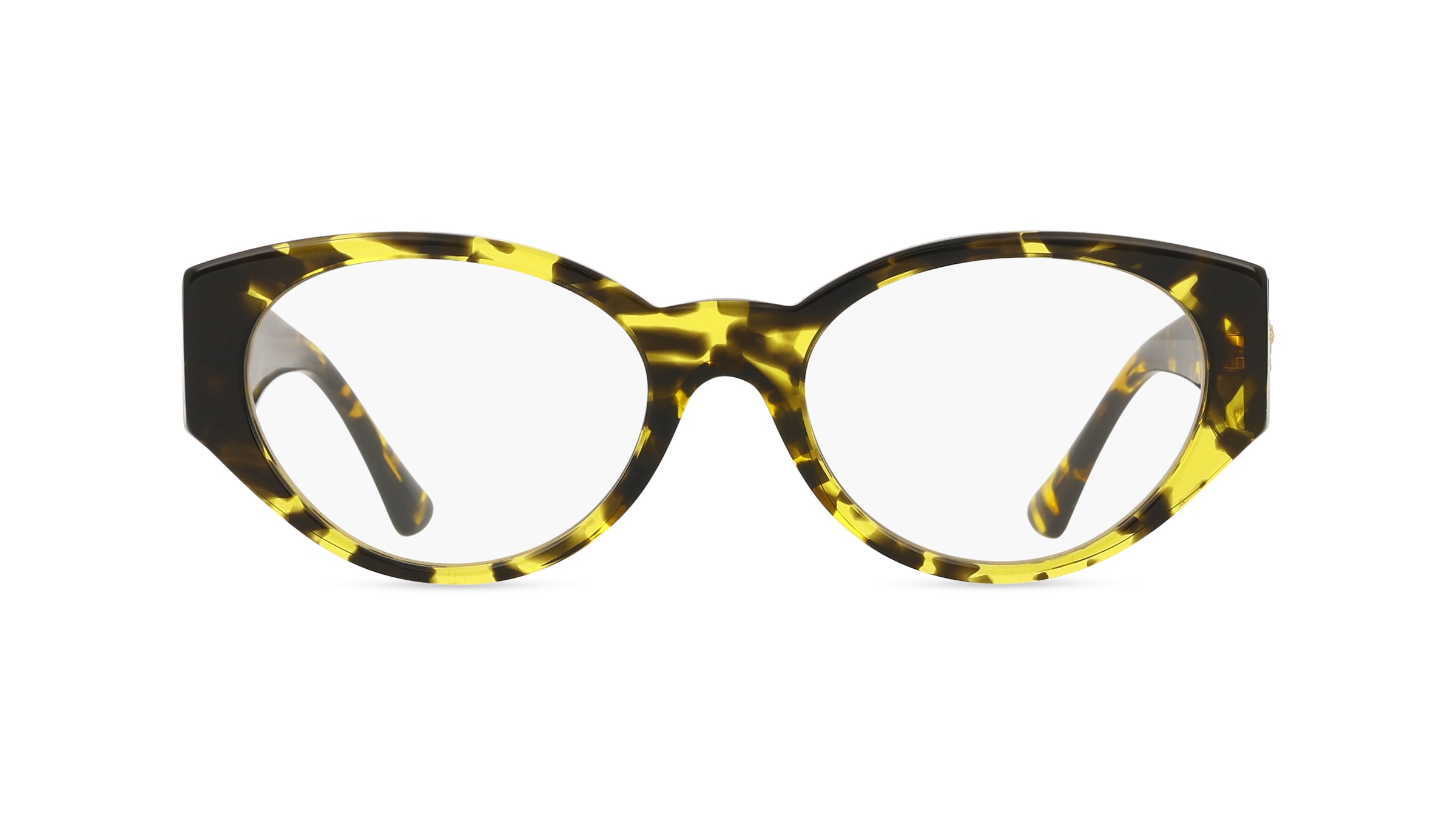 Versace 0VE3345 Damen-Brille inkl. Gläser Vollrand Oval Acetat-Gestell 52mm/18mm/140mm, braun