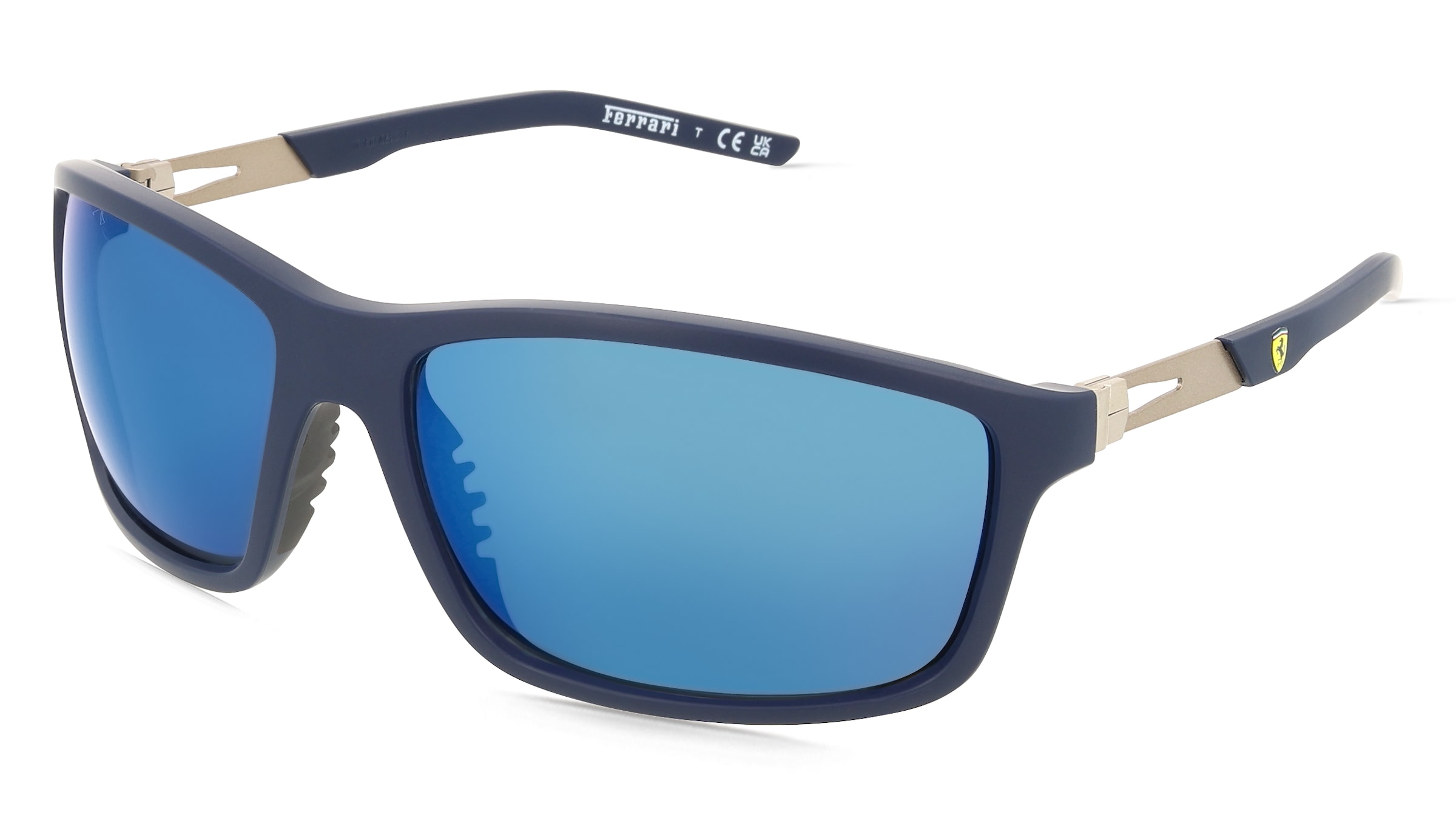 Scuderia Ferrari 0FZ6021U Herren-Sonnenbrille Vollrand Quadratisch Kunststoff-Gestell, Blau
