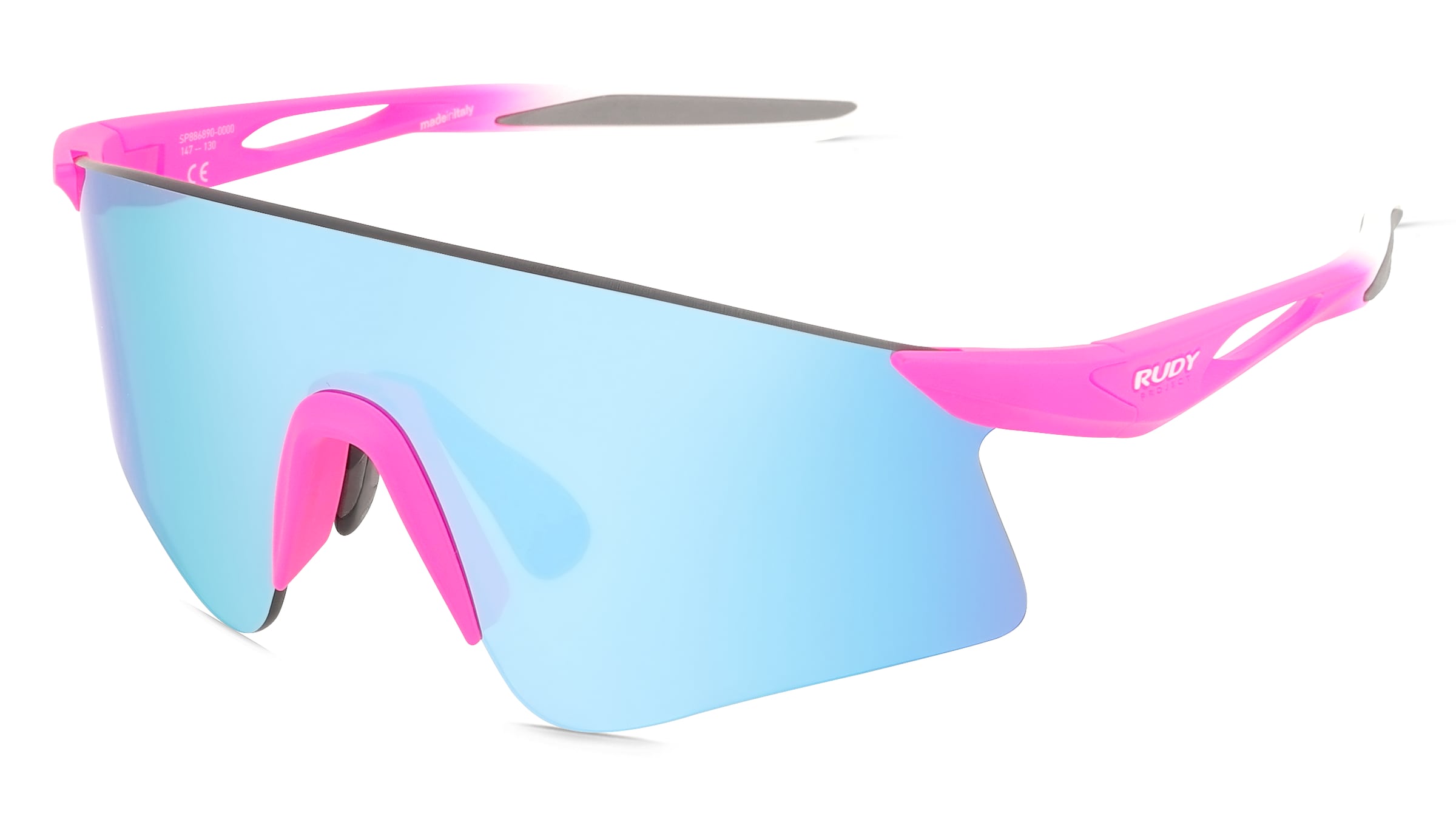 Rudy Project SP886890 ASTRAL Unisex-Sonnenbrille Randlos Monoscheibe Kunststoff-Gestell, Pink