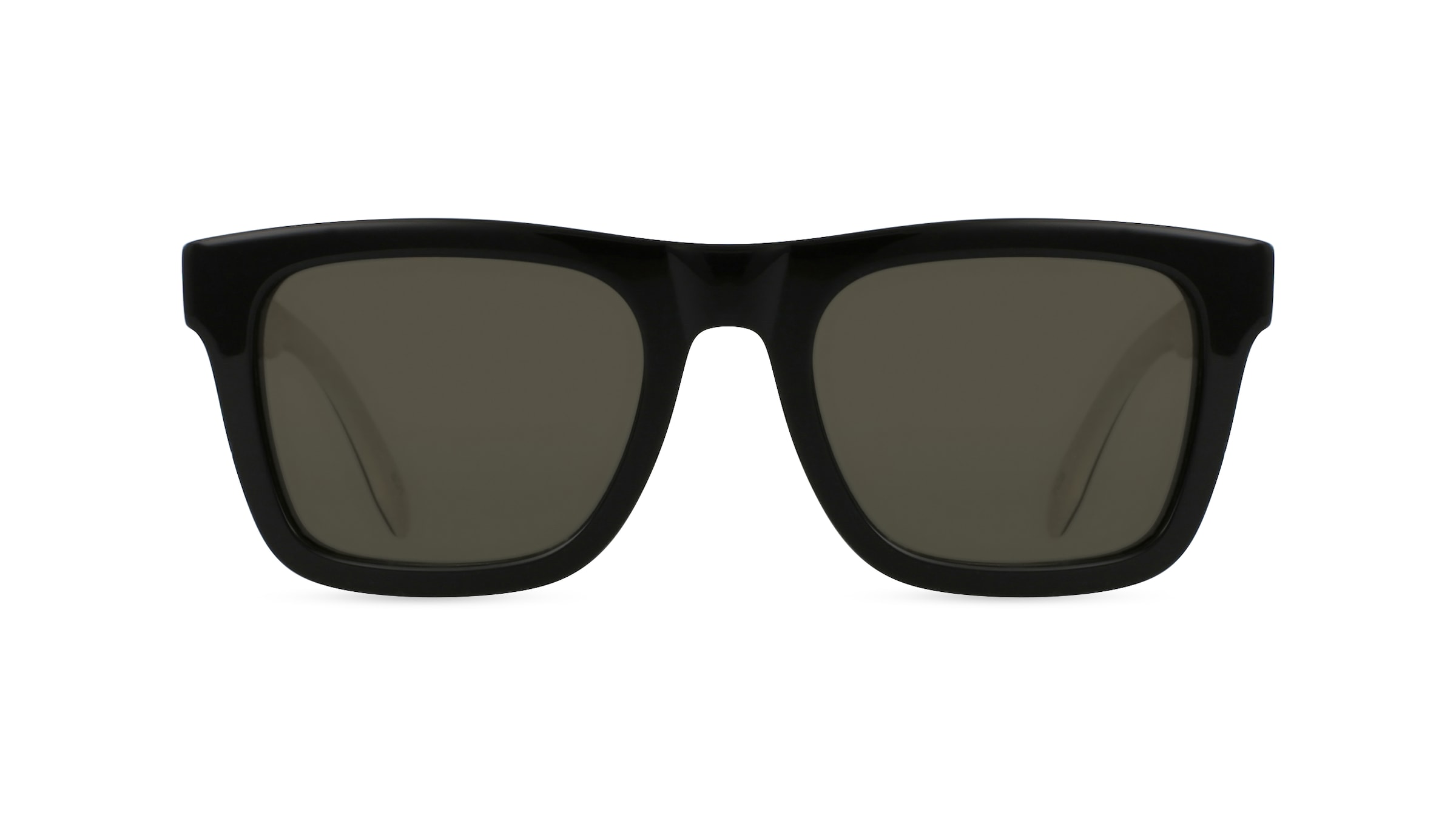 Alexander McQueen AM0301S Herren-Sonnenbrille Vollrand Eckig Kunststoff-Gestell, schwarz