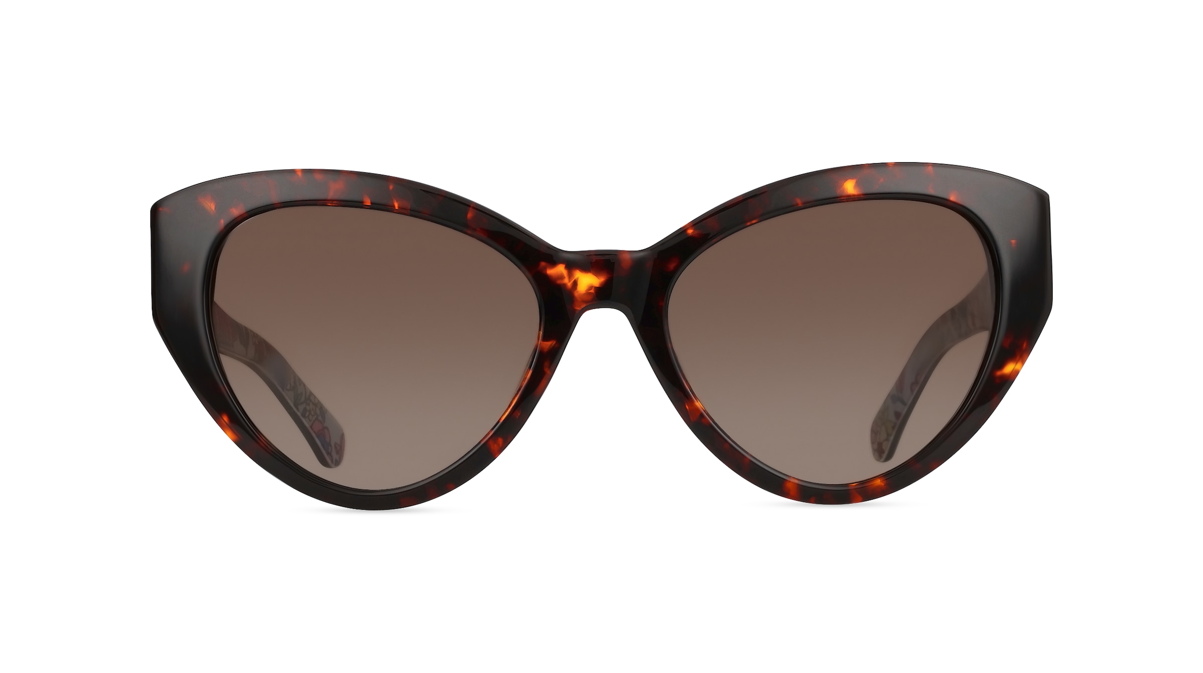 Kate Spade PAISLEIGH/S Damen-Sonnenbrille Vollrand Butterfly Acetat-Gestell, braun