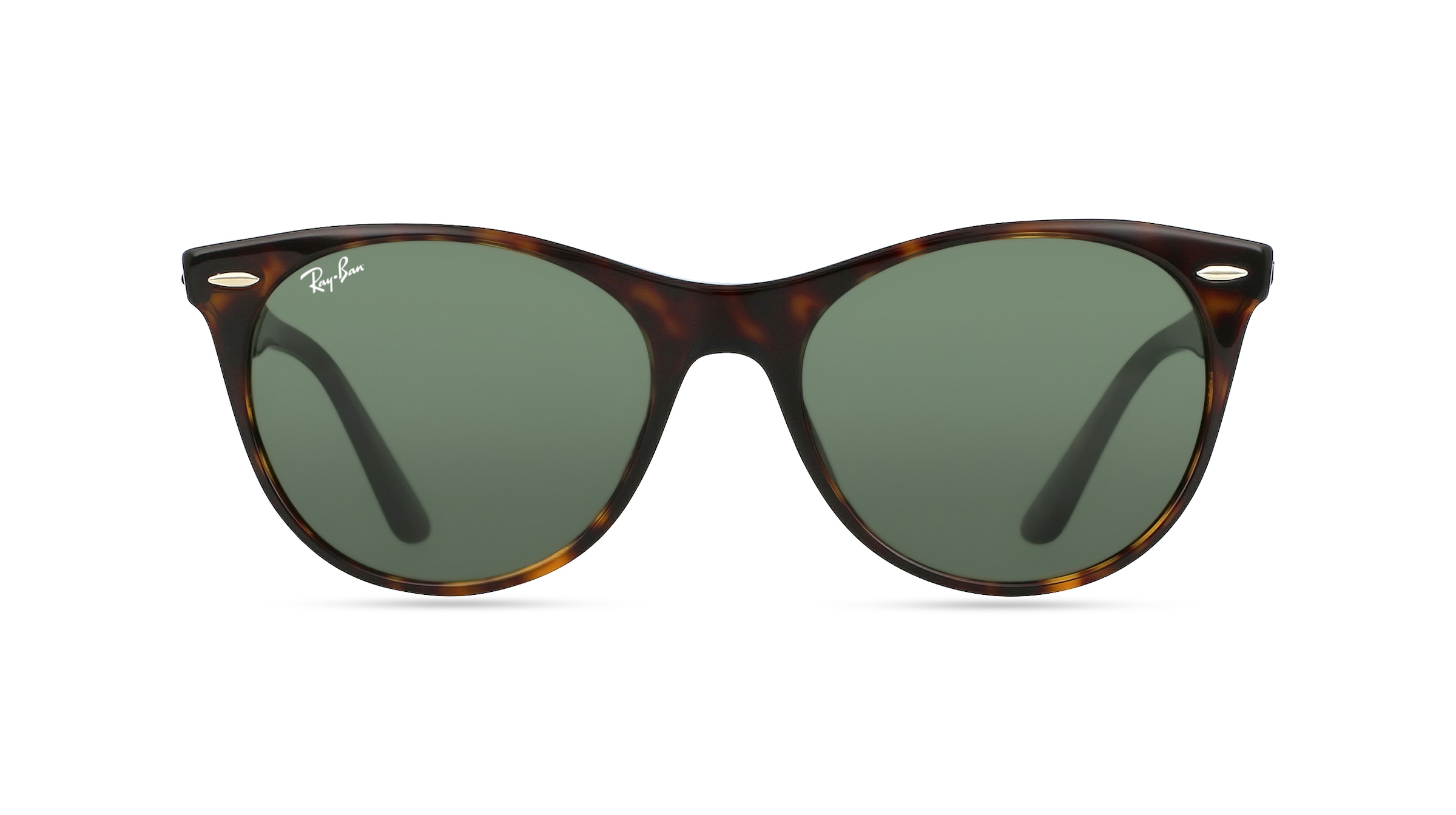 Ray-Ban RB 2185 WAYFARER II Unisex-Sonnenbrille Vollrand Panto Acetat-Gestell, braun