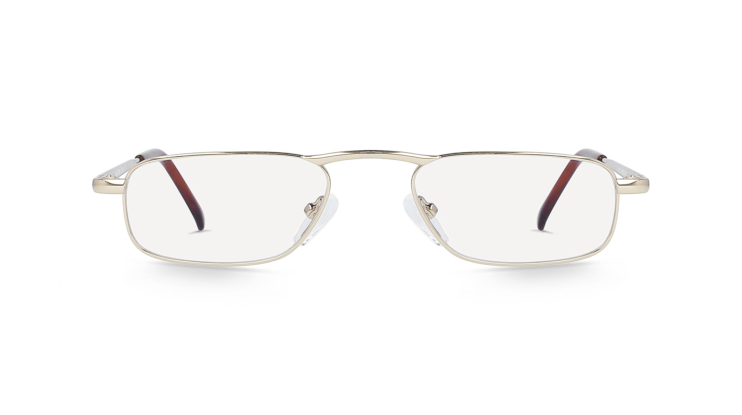 Fielmann MC 308 CL Herren-Brille inkl. Gläser Vollrand Schmal Metall-Gestell 46mm/19mm/145mm, gold