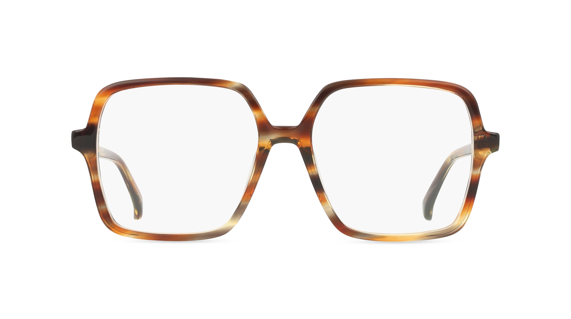 Fielmann ABC 084 FA BLANCA Damen-Brille inkl. Gläser Vollrand Mehreckig Acetat-Gestell 53mm/16mm/140mm, Havanna