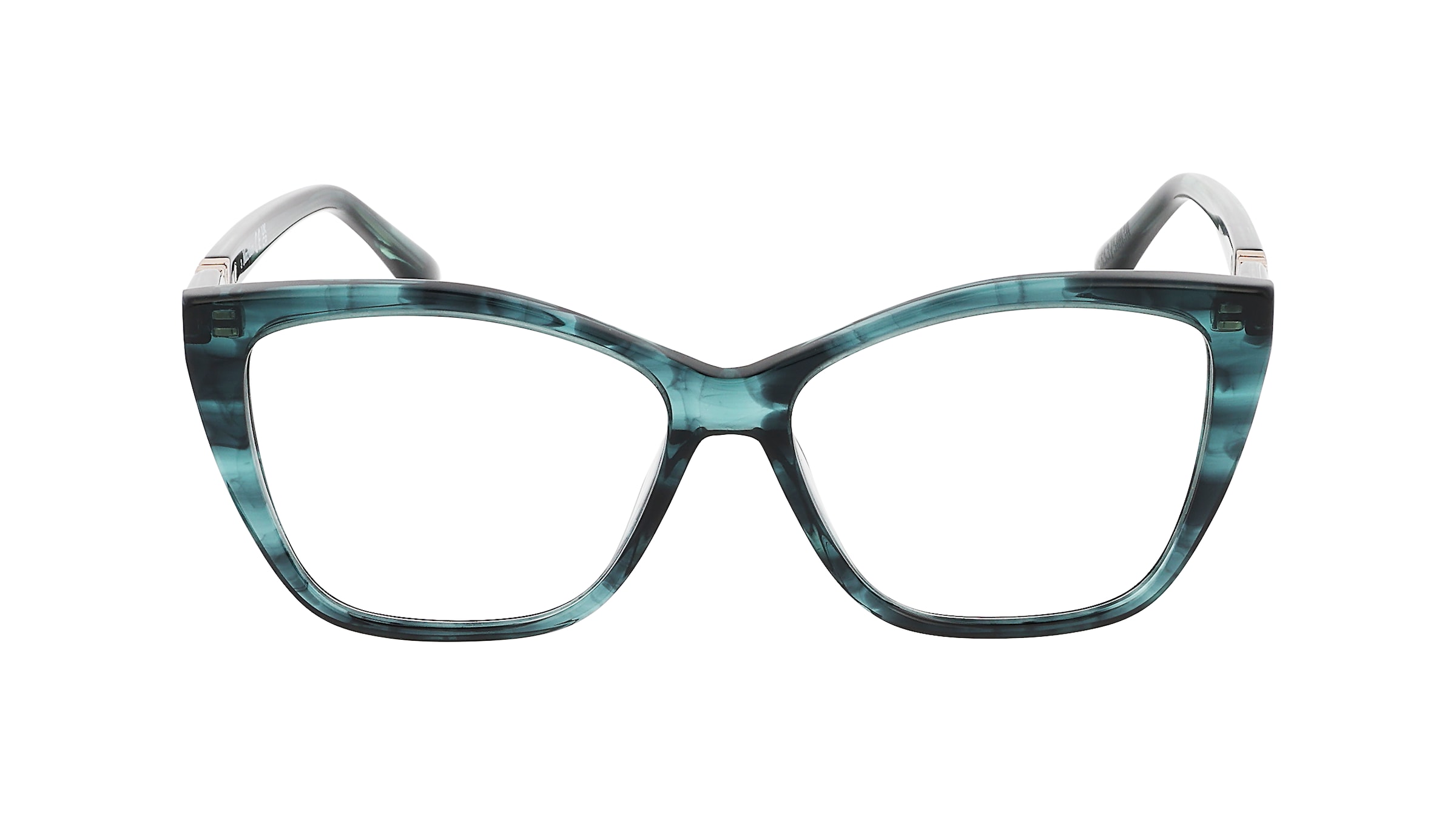 Max Mara MM5036 Damen-Brille inkl. Gläser Vollrand Quadratisch Acetat-Gestell 54/14/140, grün