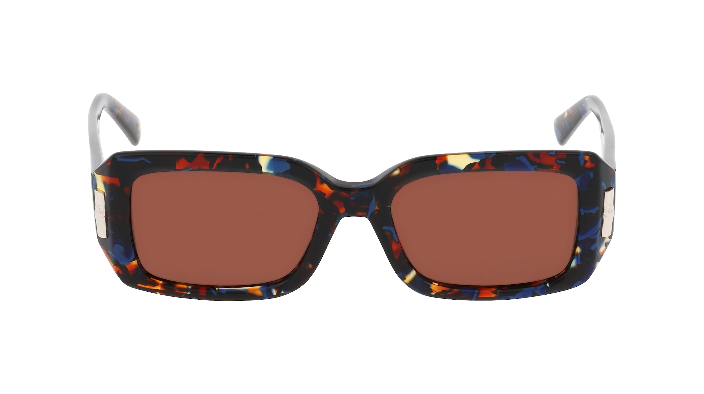 Longchamp LO765S N Damen-Sonnenbrille Vollrand Eckig Acetat-Gestell, blau