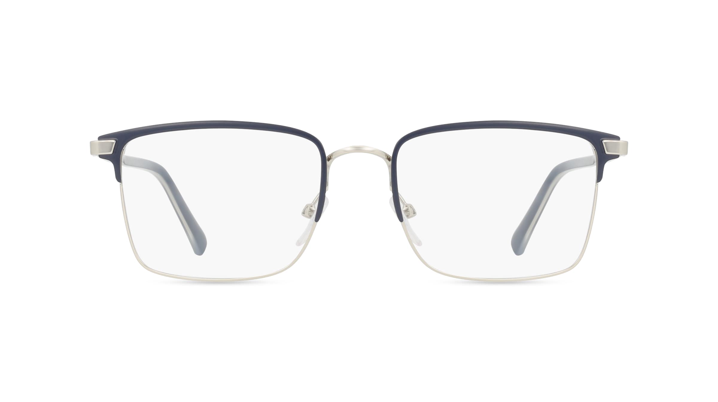 Sting STGVST428 Herren-Brille inkl. Gläser Vollrand Eckig Metall-Gestell 53mm/19mm/145mm, silber