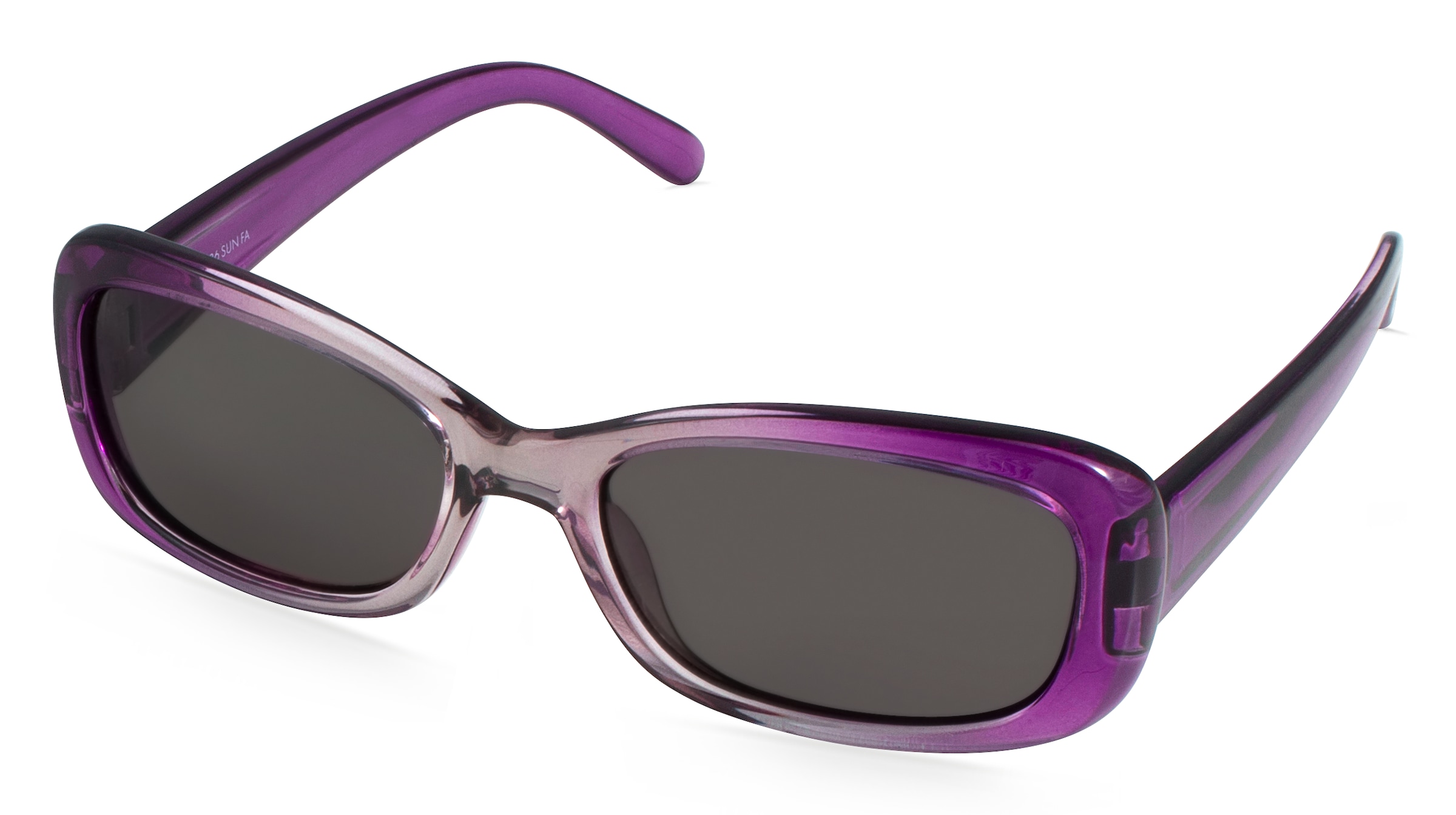 Fielmann G 2086 SUN FA Damen-Sonnenbrille Vollrand Quadratisch TR90-Gestell, Lila