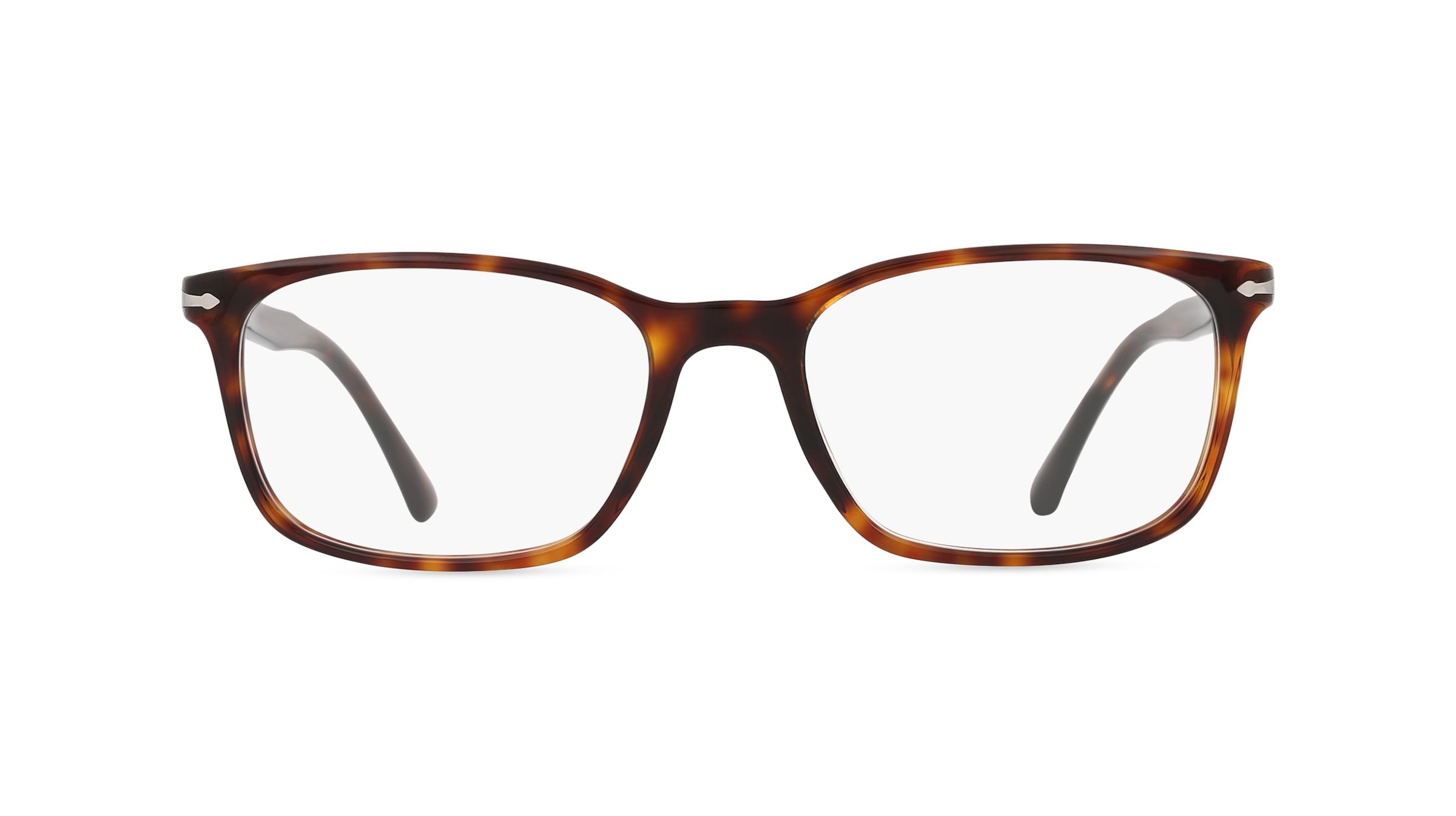 Persol 0PO3189V Herren-Brille inkl. Gläser Vollrand Eckig Acetat-Gestell 53mm/18mm/145mm, braun