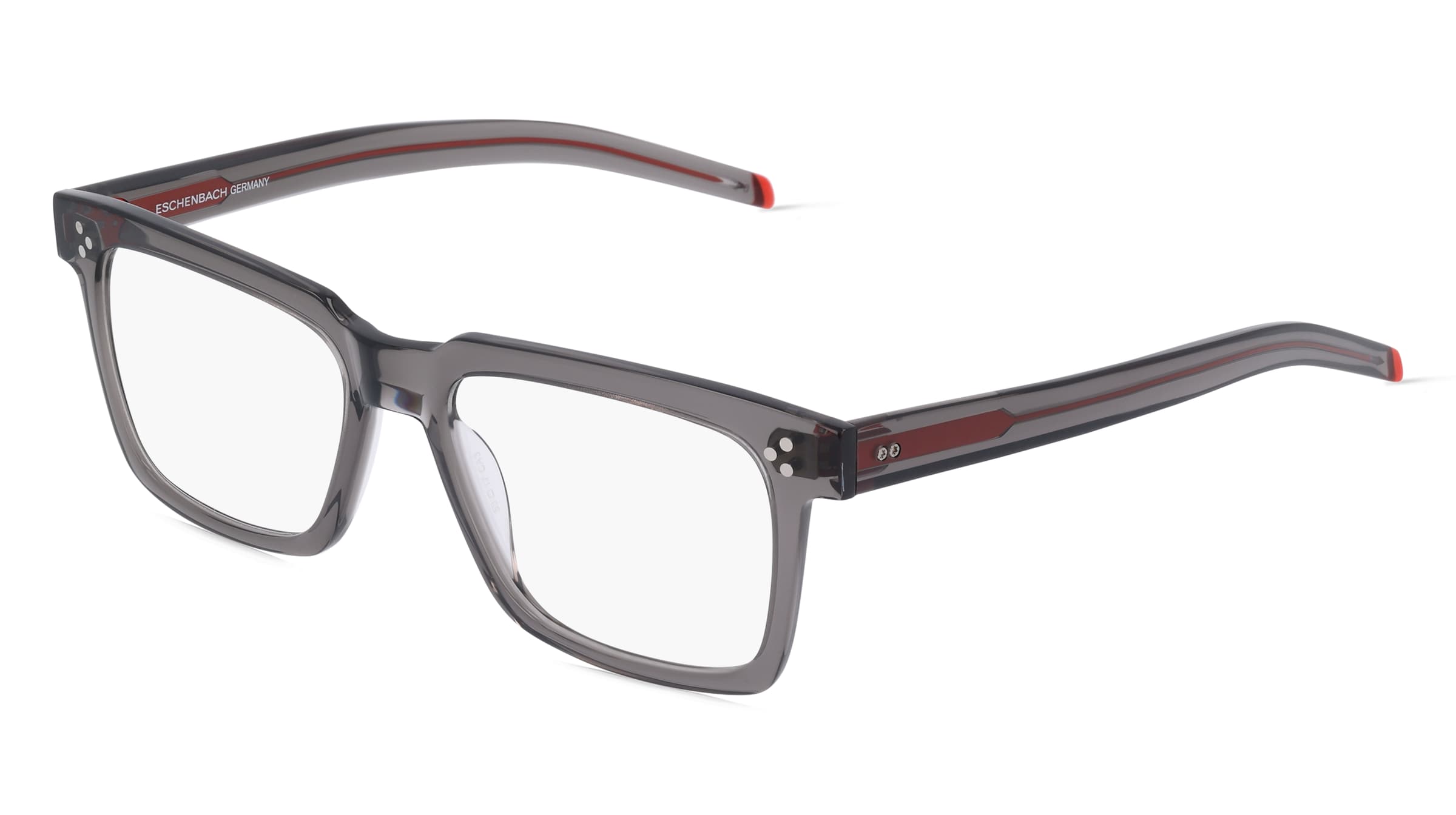 Humphrey’s eyewear 583145 Herren-Brille inkl. Gläser Vollrand Quadratisch Kunststoff-Gestell 53/17/145, Grau