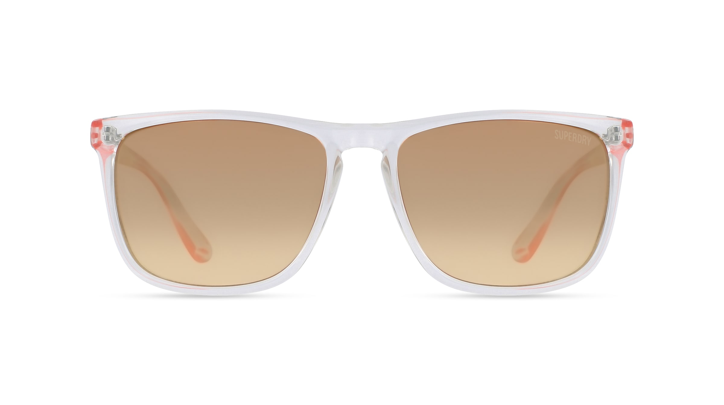 Superdry SHOCKWAVE Unisex-Sonnenbrille Vollrand Eckig Kunststoff-Gestell, transparent