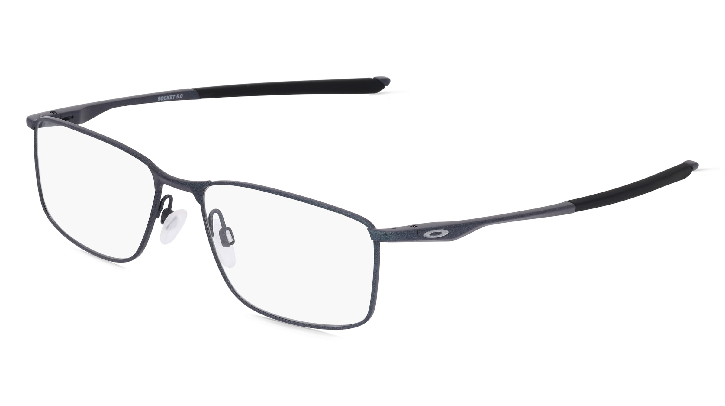 Oakley OX3217 Herren-Brille inkl. Gläser Vollrand Eckig Metall-Gestell 55/17/136, Grau
