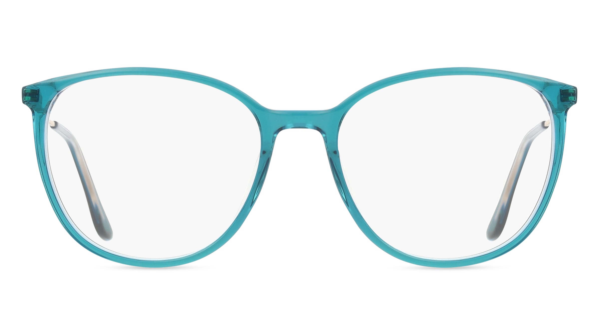 Fielmann ABC 090 FLEX CL ANDREA Damen-Brille inkl. Gläser Vollrand Panto Acetat-Gestell 53/17/140, Grün
