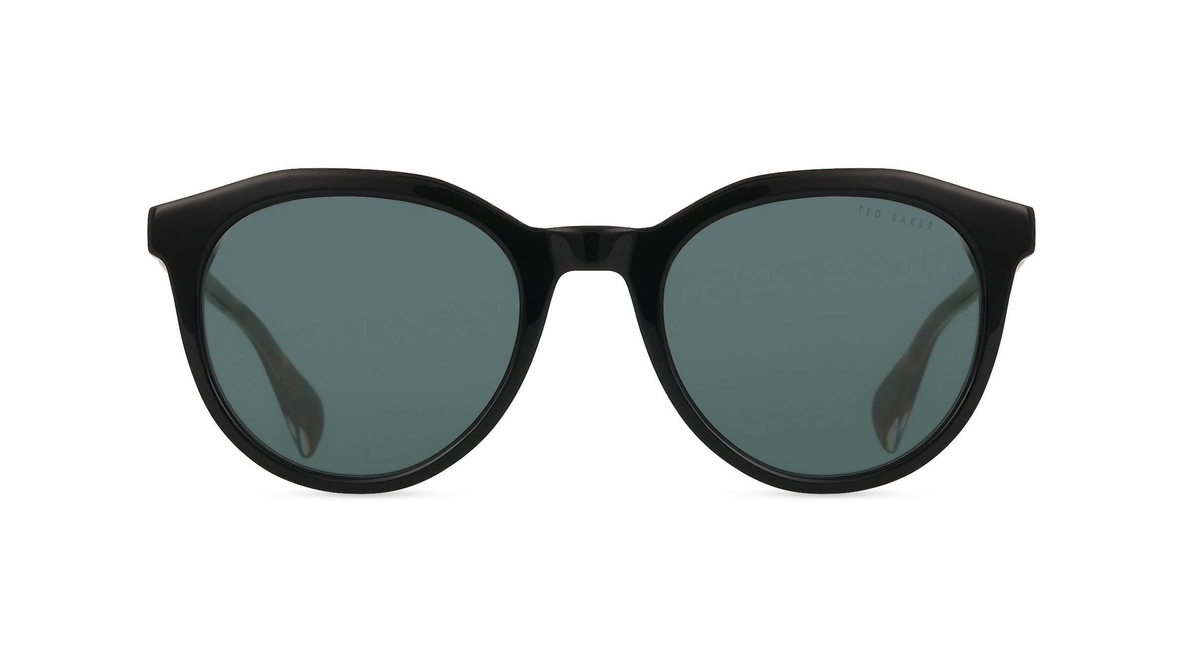 Ted Baker 1721 Herren-Sonnenbrille Vollrand Rund Acetat-Gestell, schwarz