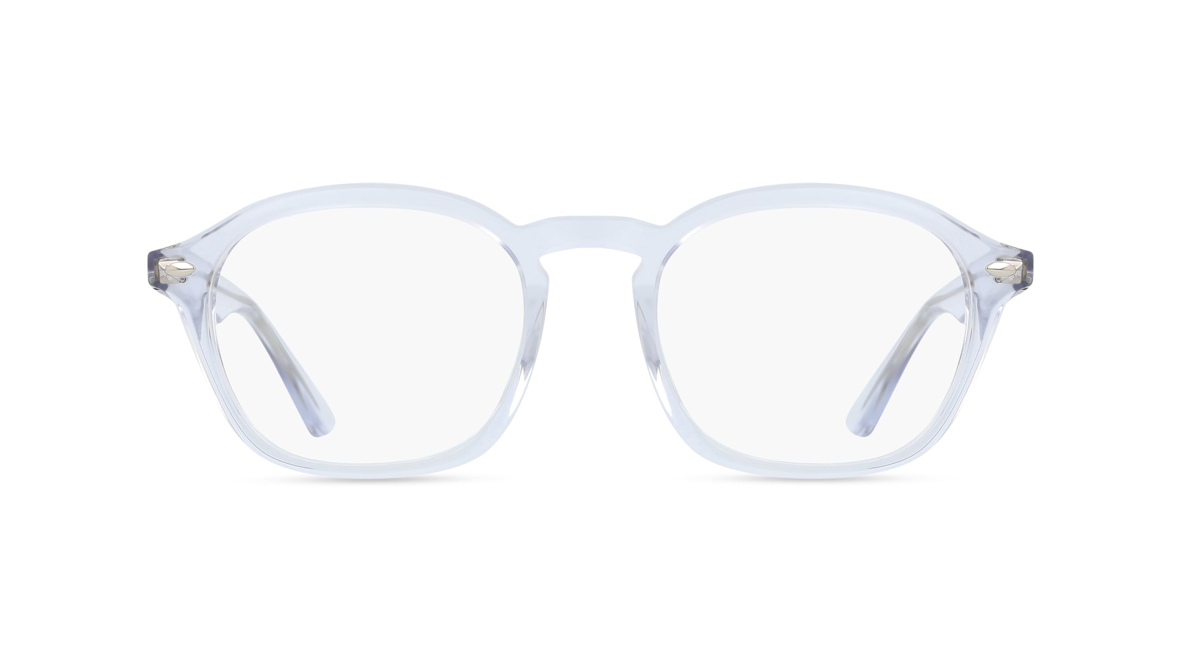 Ray-Ban RX5451 Unisex-Brille inkl. Gläser Vollrand Quadratisch Acetat-Gestell 52/20/145, Weiß