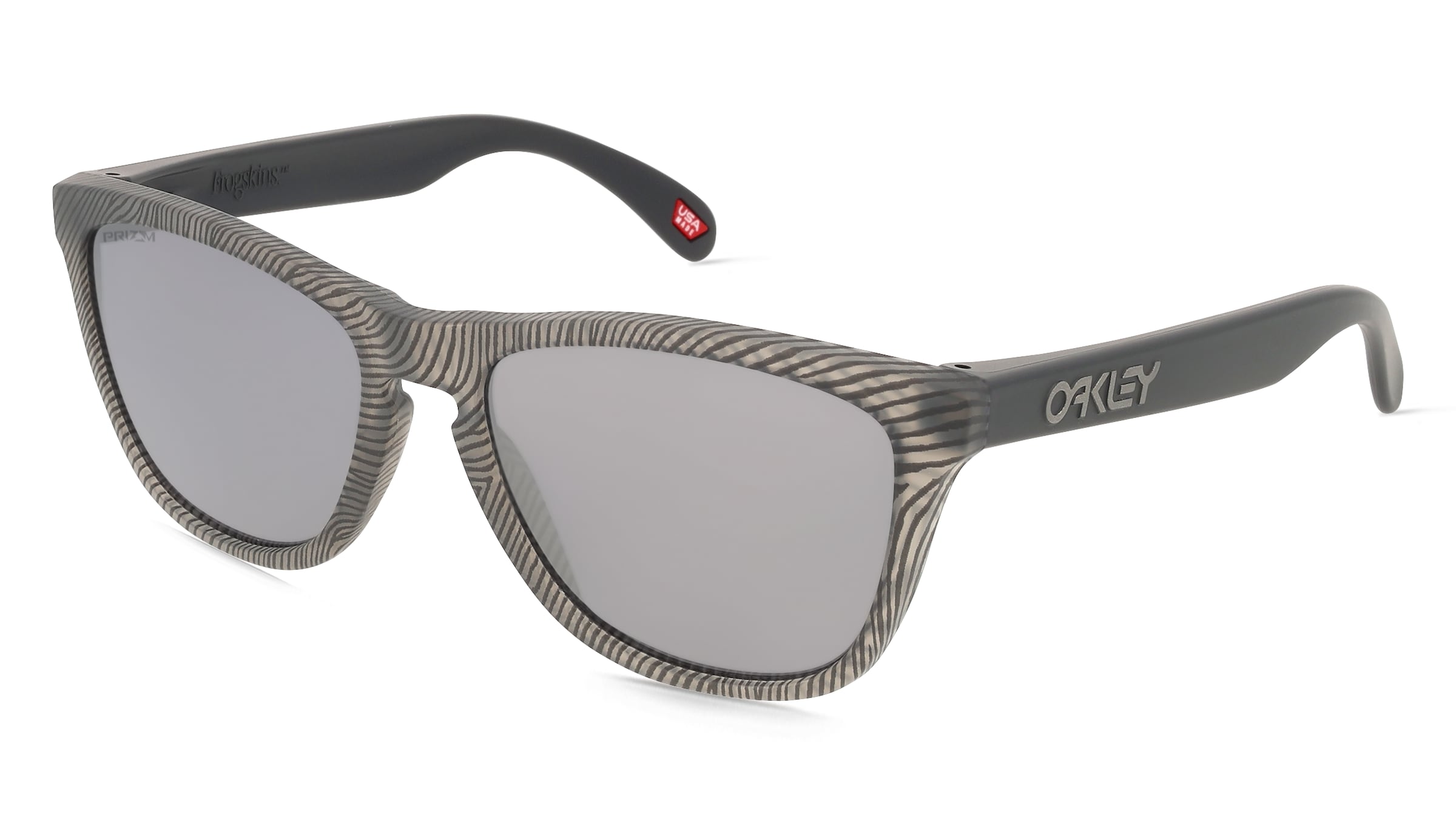 Oakley OO9013 FROGSKINS Herren-Sonnenbrille Vollrand Quadratisch Kunststoff-Gestell, Grau