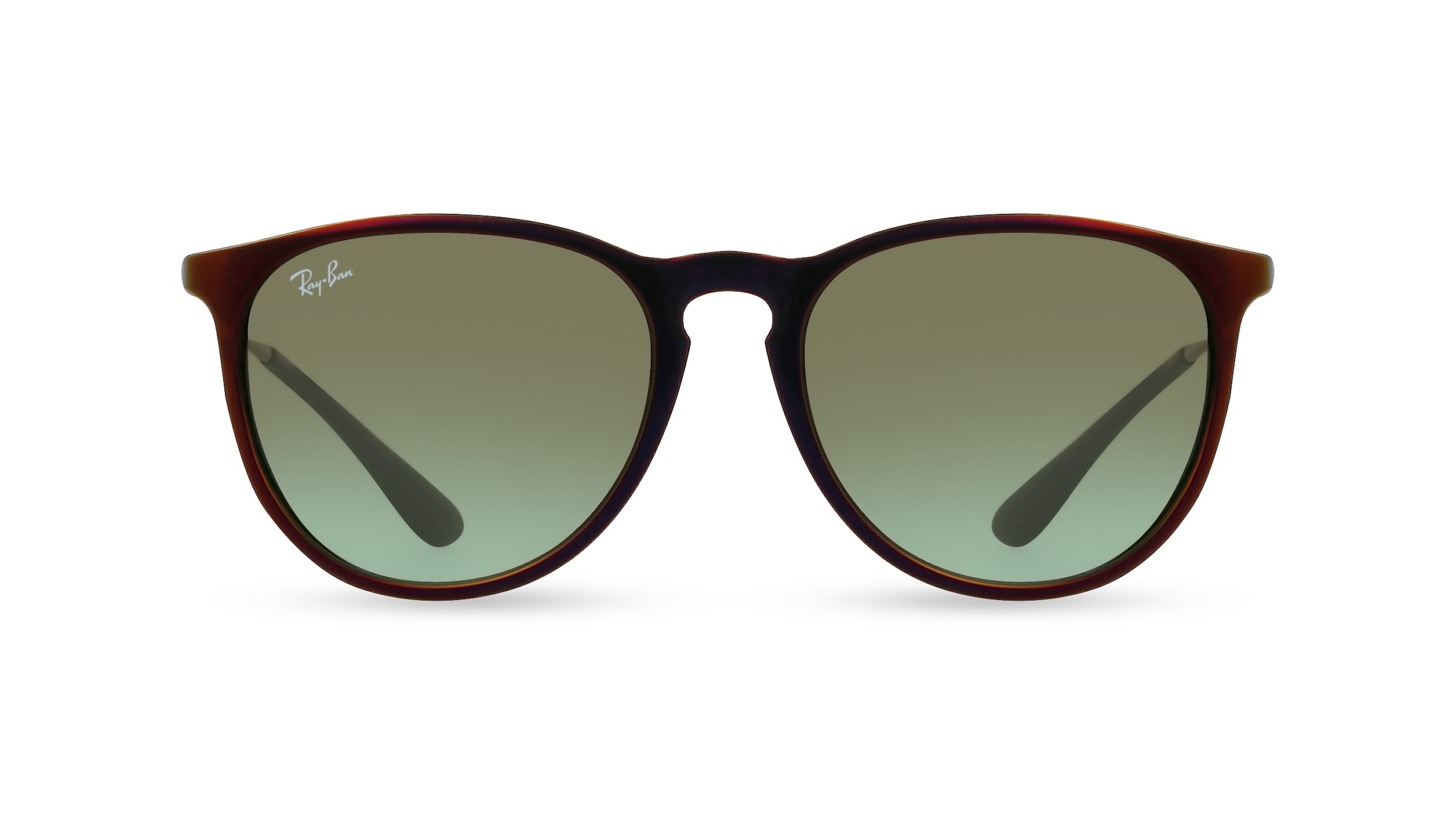 Ray-Ban RB 4171 ERIKA Damen-Sonnenbrille Vollrand Panto Kunststoff-Gestell, Rot