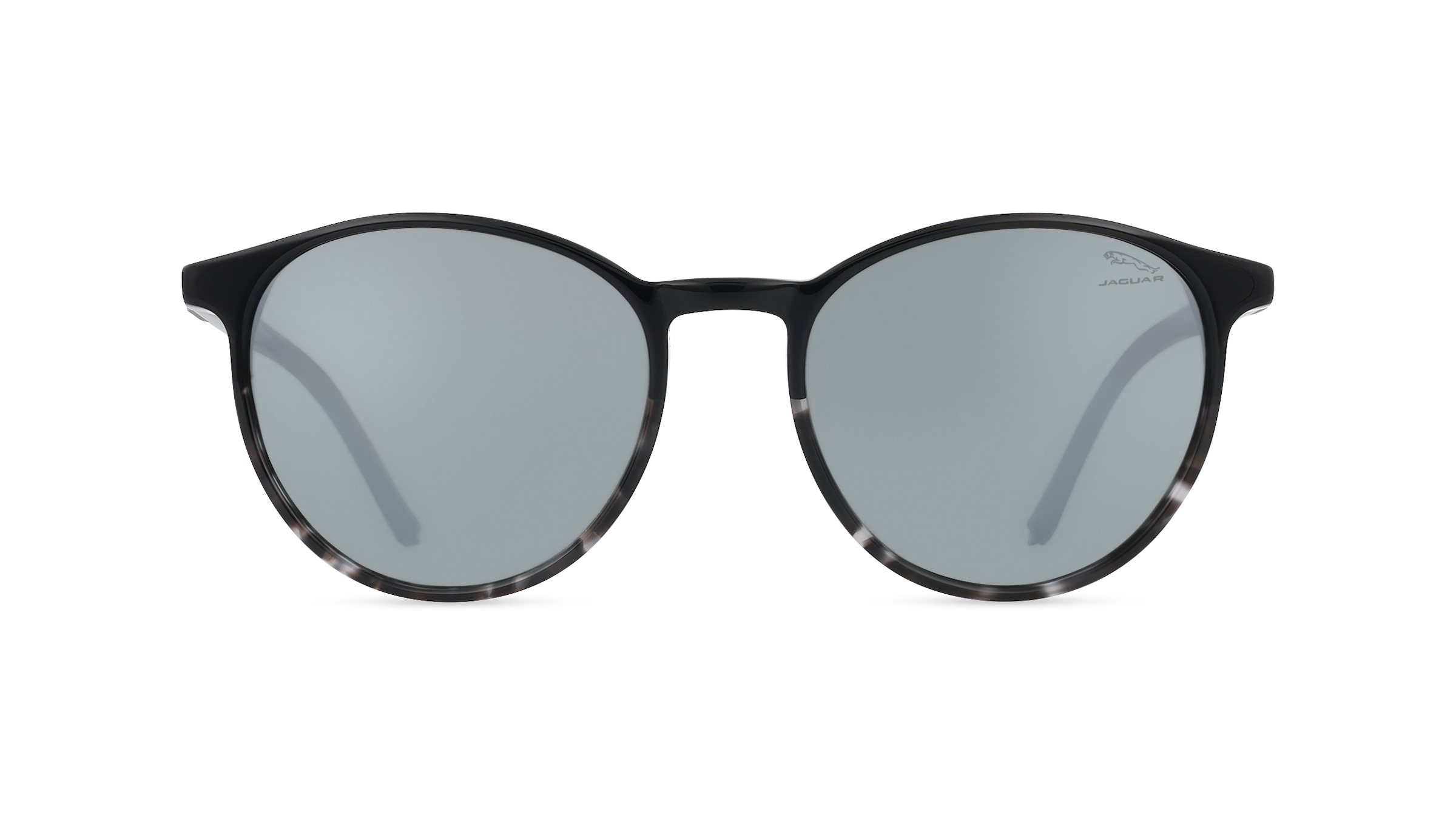 Jaguar J 7260 Unisex-Sonnenbrille Vollrand Panto Kunststoff-Gestell, schwarz