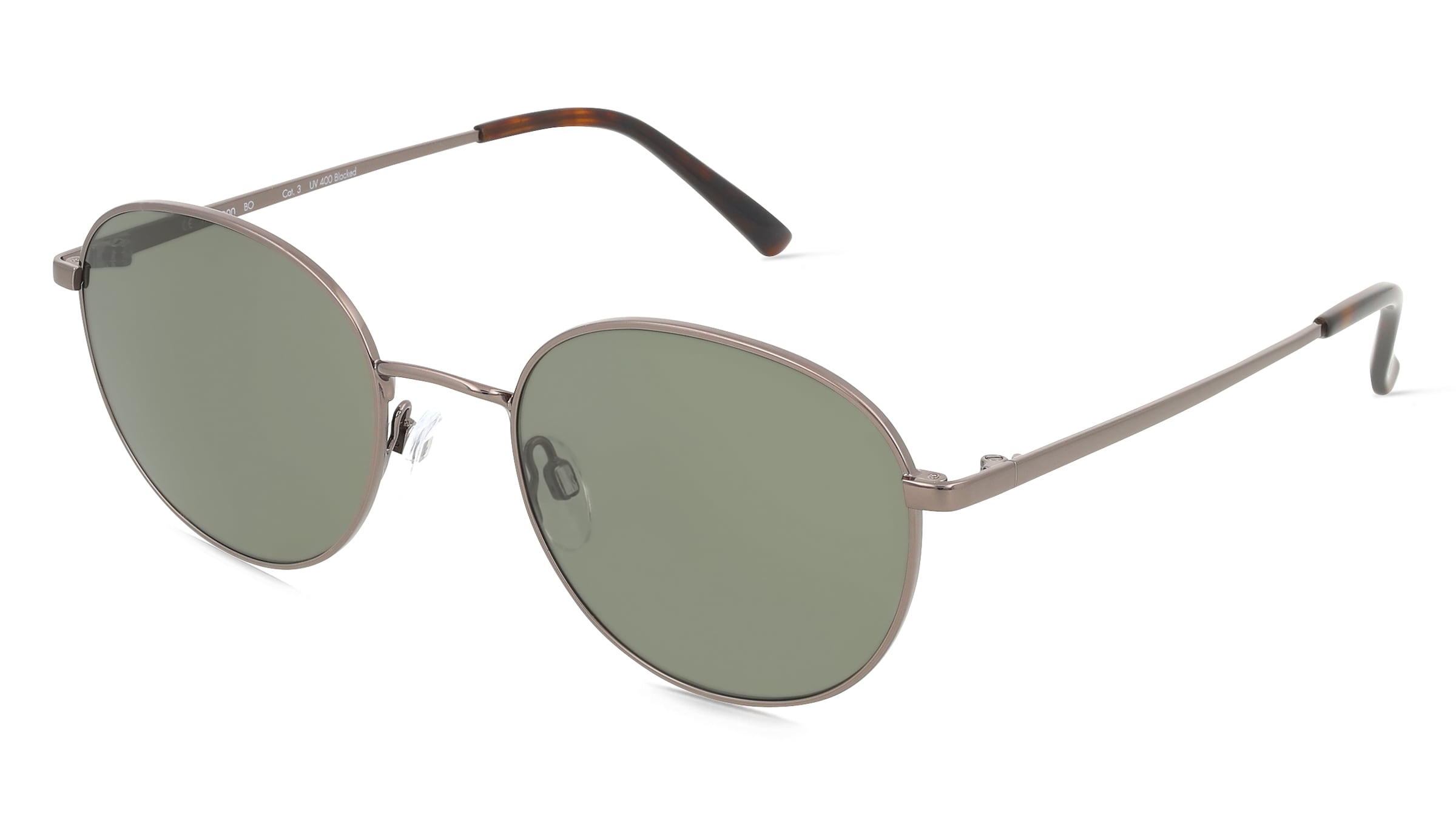 Thumbnail - Fielmann BD 600 SUN CL BO Damen-Sonnenbrille Vollrand Panto Edelstahl-Gestell, grau