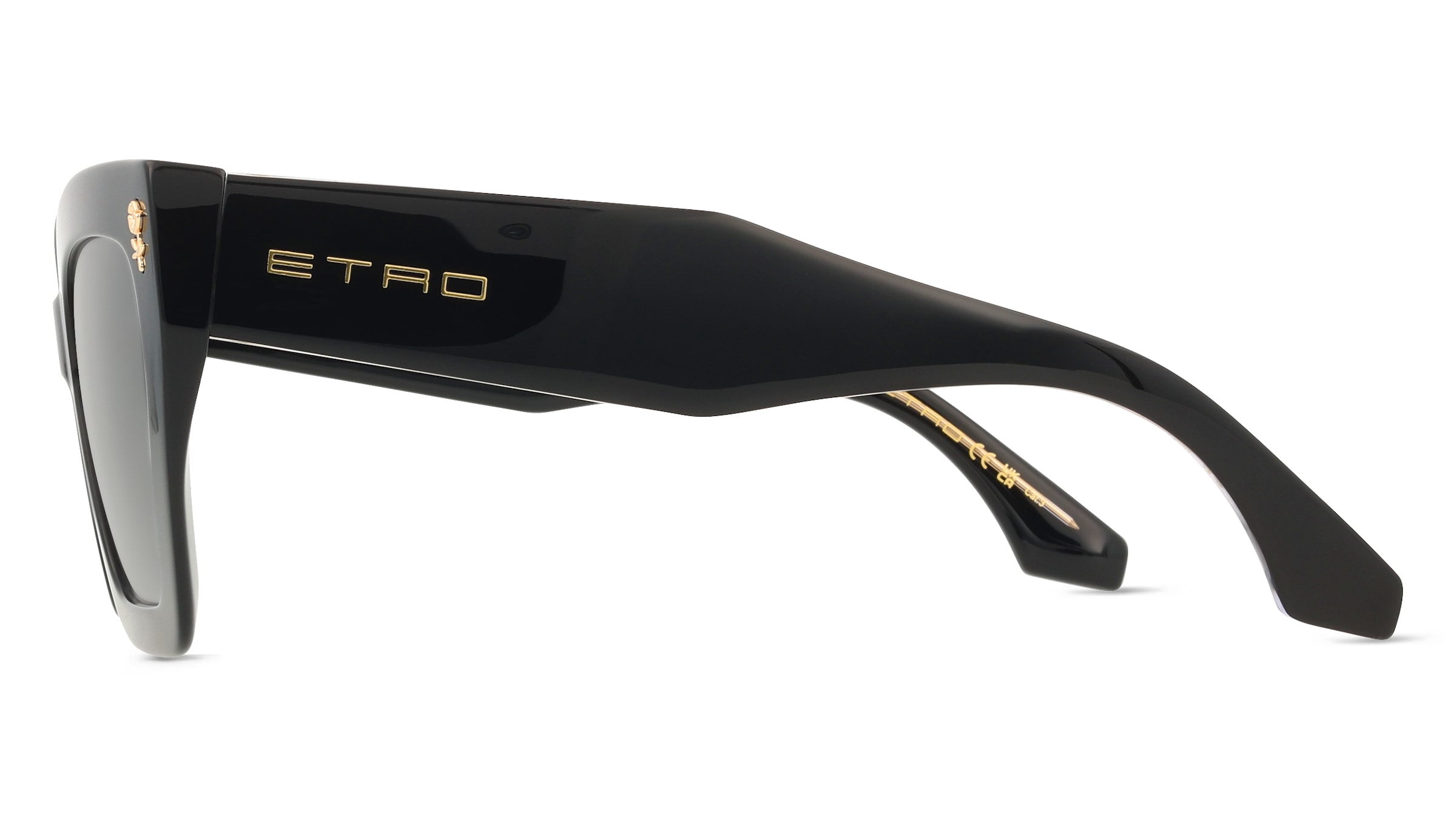 Thumbnail - Etro 0090/S Damen-Sonnenbrille Vollrand Eckig Acetat-Gestell, schwarz