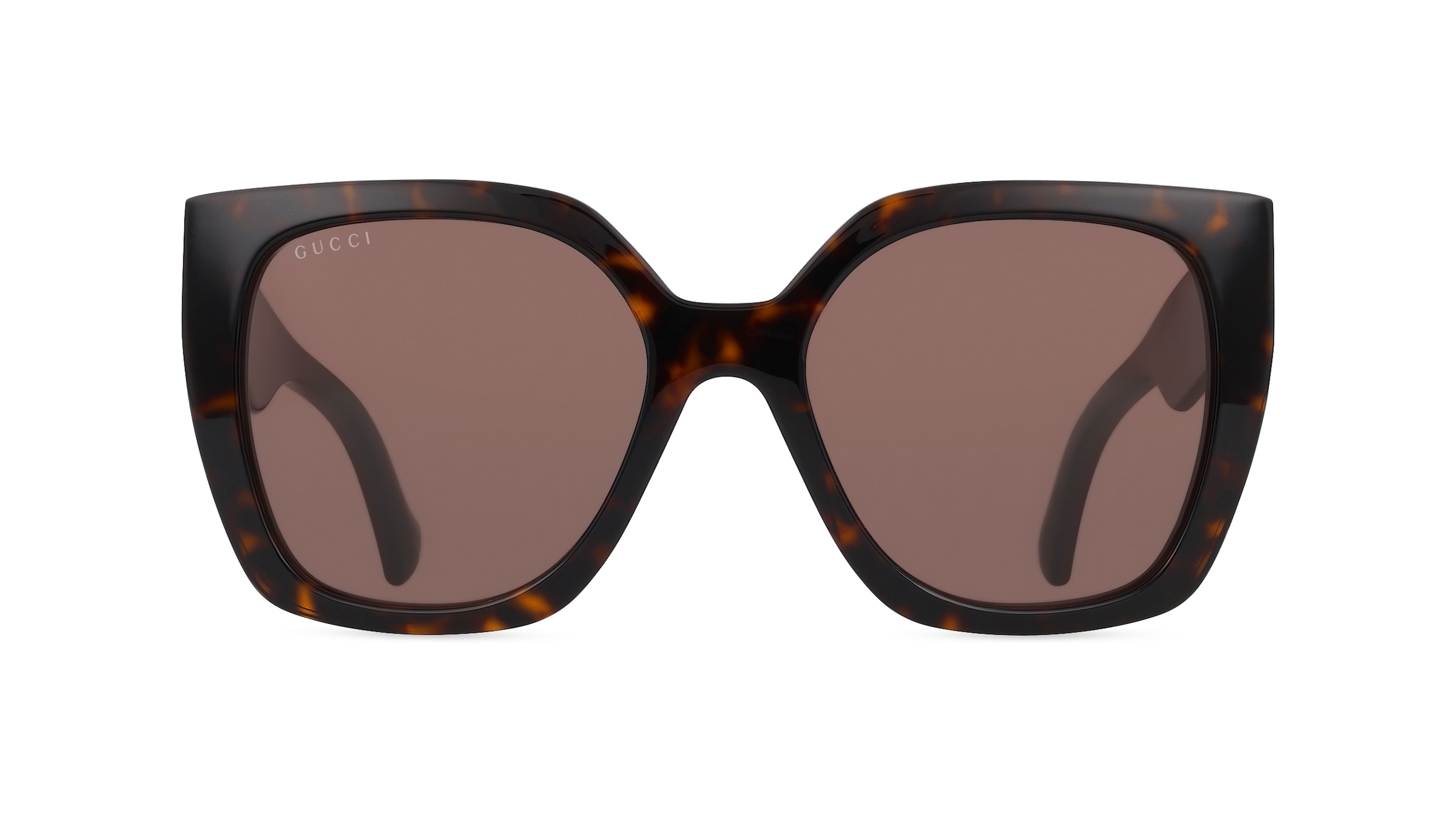 Gucci GG1300S Damen-Sonnenbrille Vollrand Eckig Kunststoff-Gestell, braun