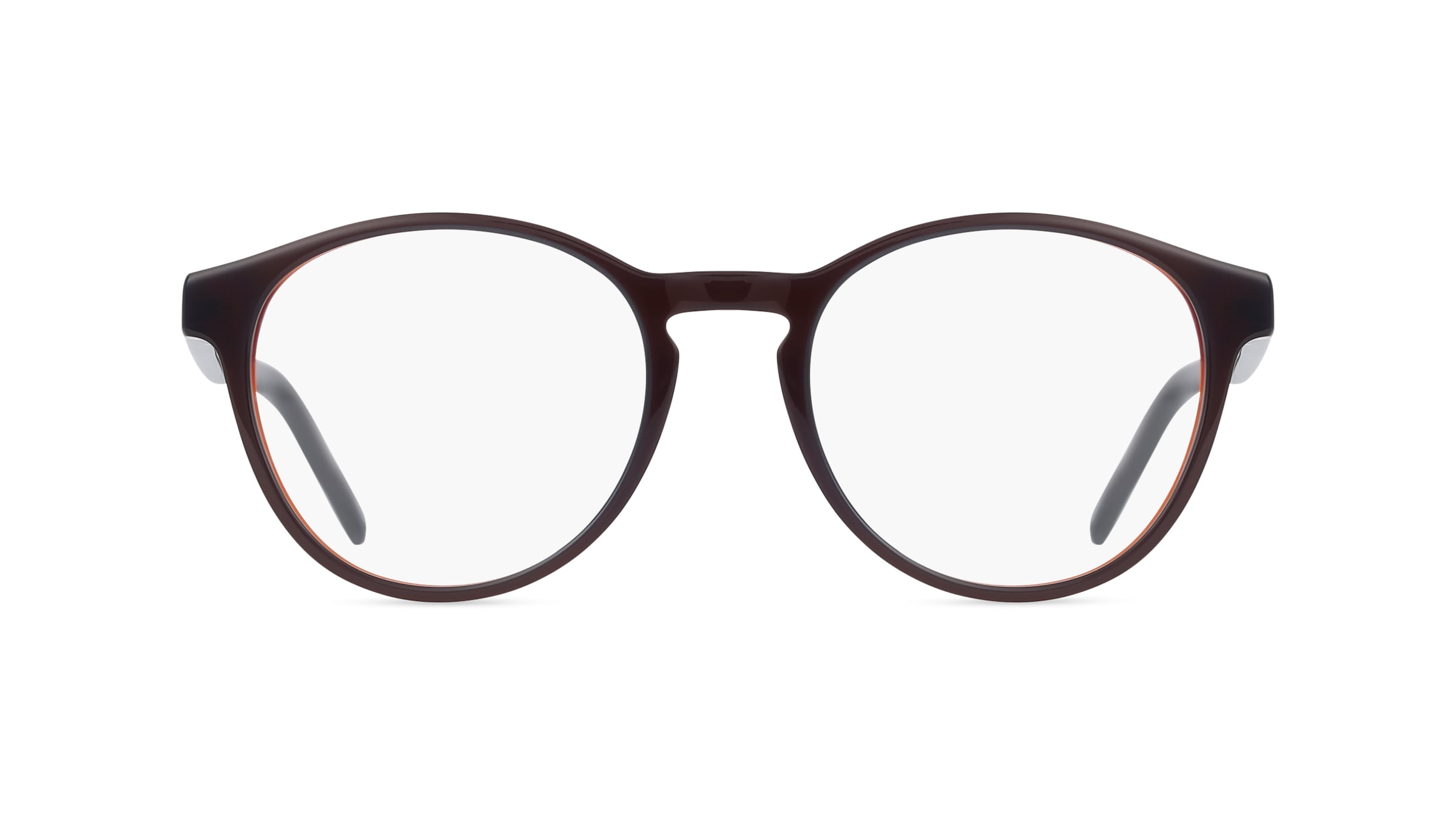 Hugo HG 1197 Herren-Brille inkl. Gläser Vollrand Rund Acetat-Gestell 50mm/19mm/145mm, grau