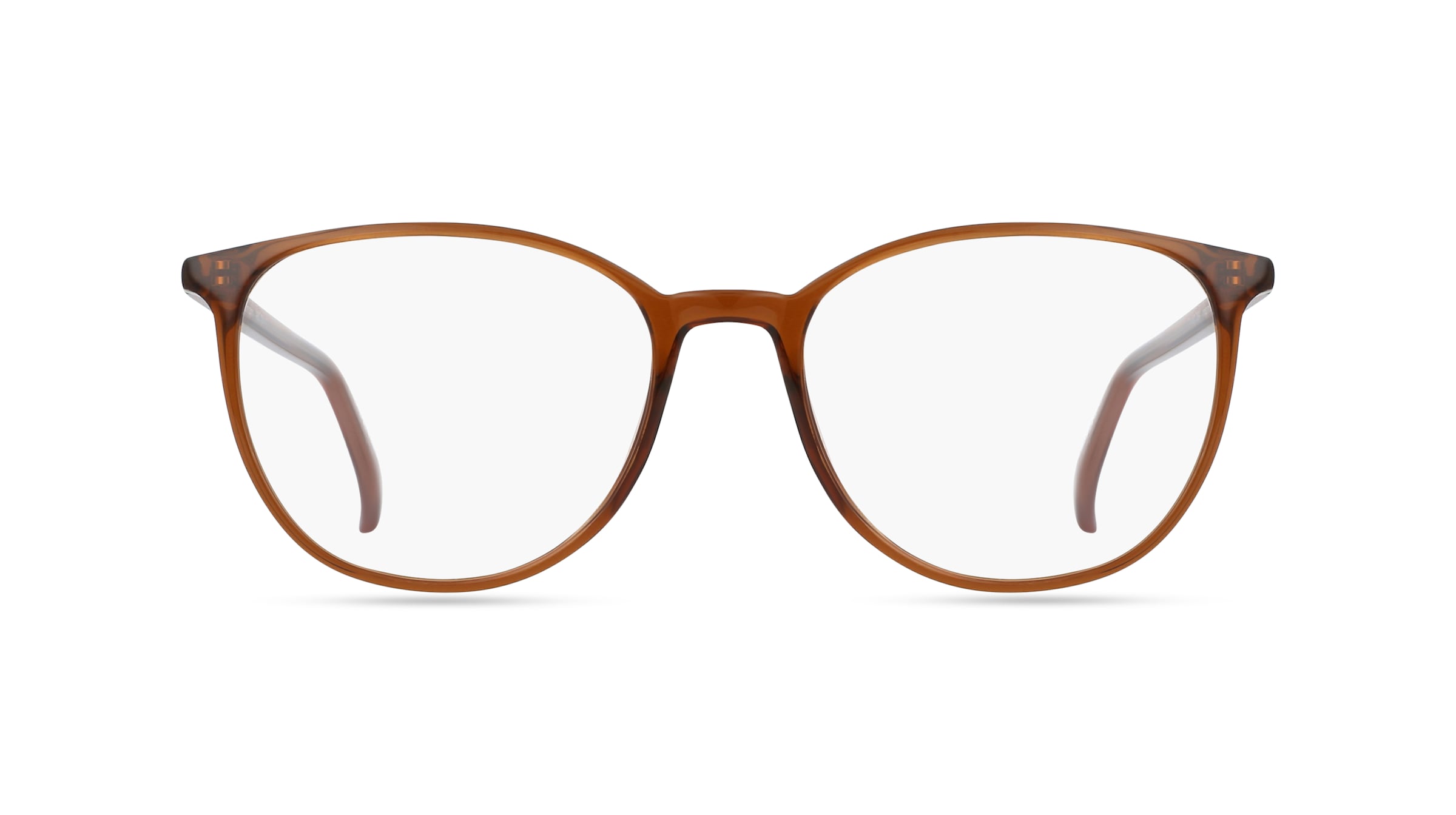 Fielmann ABC 064 CL Damen-Brille inkl. Gläser Vollrand Oval Acetat-Gestell 53mm/18mm/135mm, braun