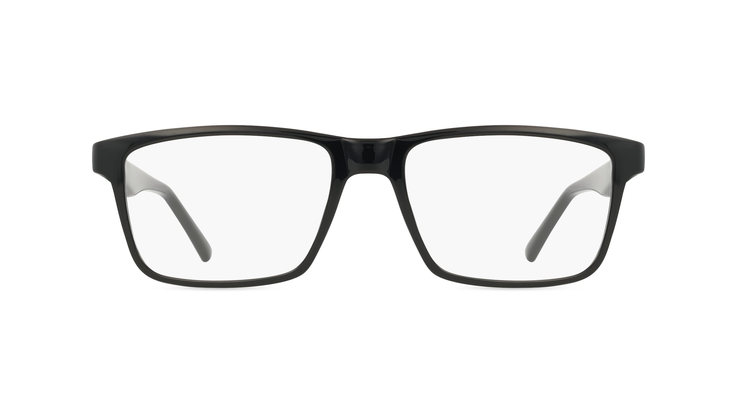 Fielmann OU 041 CL Herren-Brille inkl. Gläser Vollrand Eckig Acetat-Gestell 55mm/17mm/145mm, schwarz