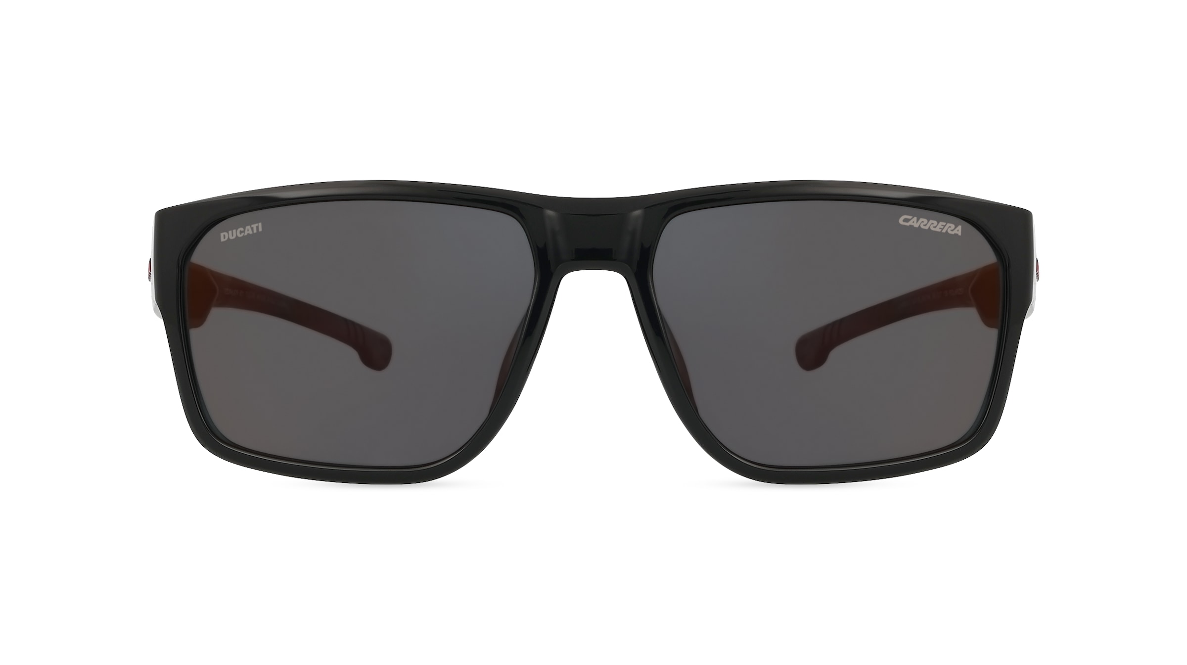 Carrera CARDUC 029/S Herren-Sonnenbrille Vollrand Quadratisch Kunststoff-Gestell, schwarz