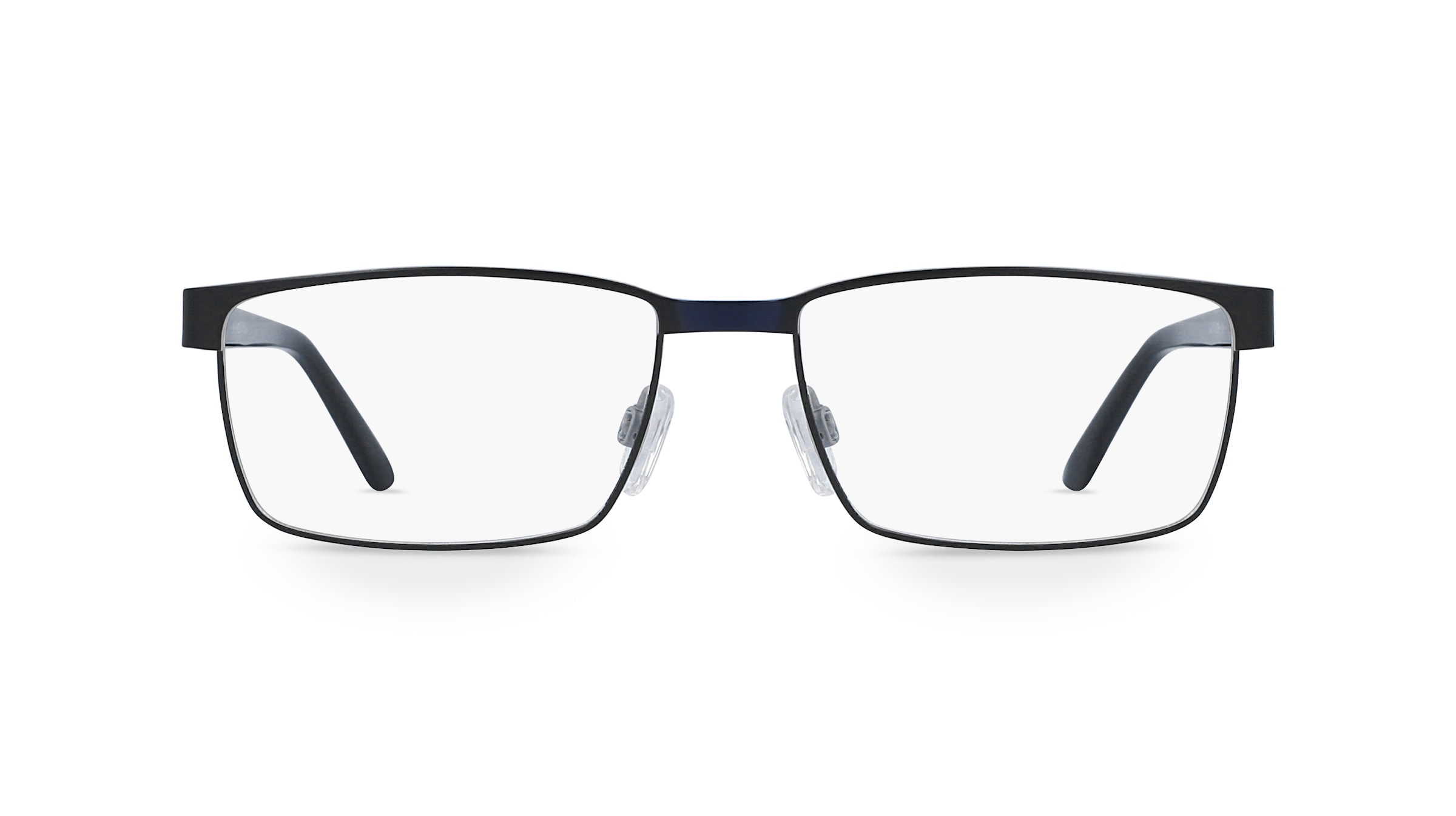 Fielmann 2173 FLEX CL Herren-Brille inkl. Gläser Vollrand Eckig Titan-Gestell 56mm/16mm/140mm, blau