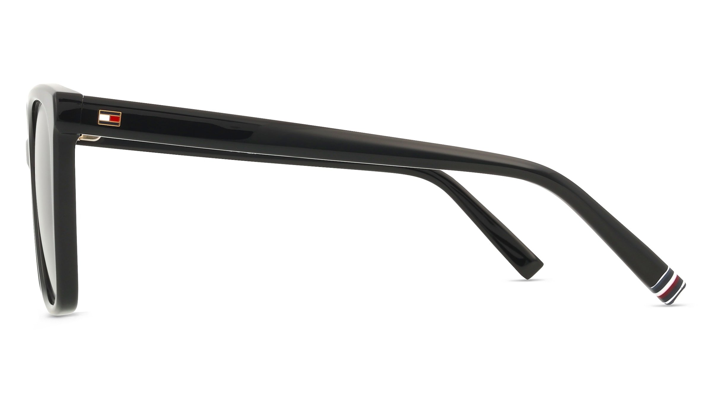 Thumbnail - Tommy Hilfiger TH 2226/S Damen-Sonnenbrille Vollrand Eckig Acetat-Gestell, schwarz