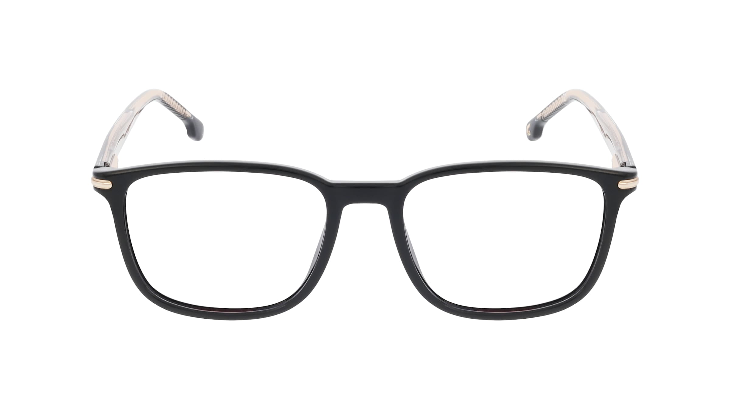 Carrera 292 Herren-Brille inkl. Gläser Vollrand Eckig Kunststoff-Gestell 53/18/145, schwarz