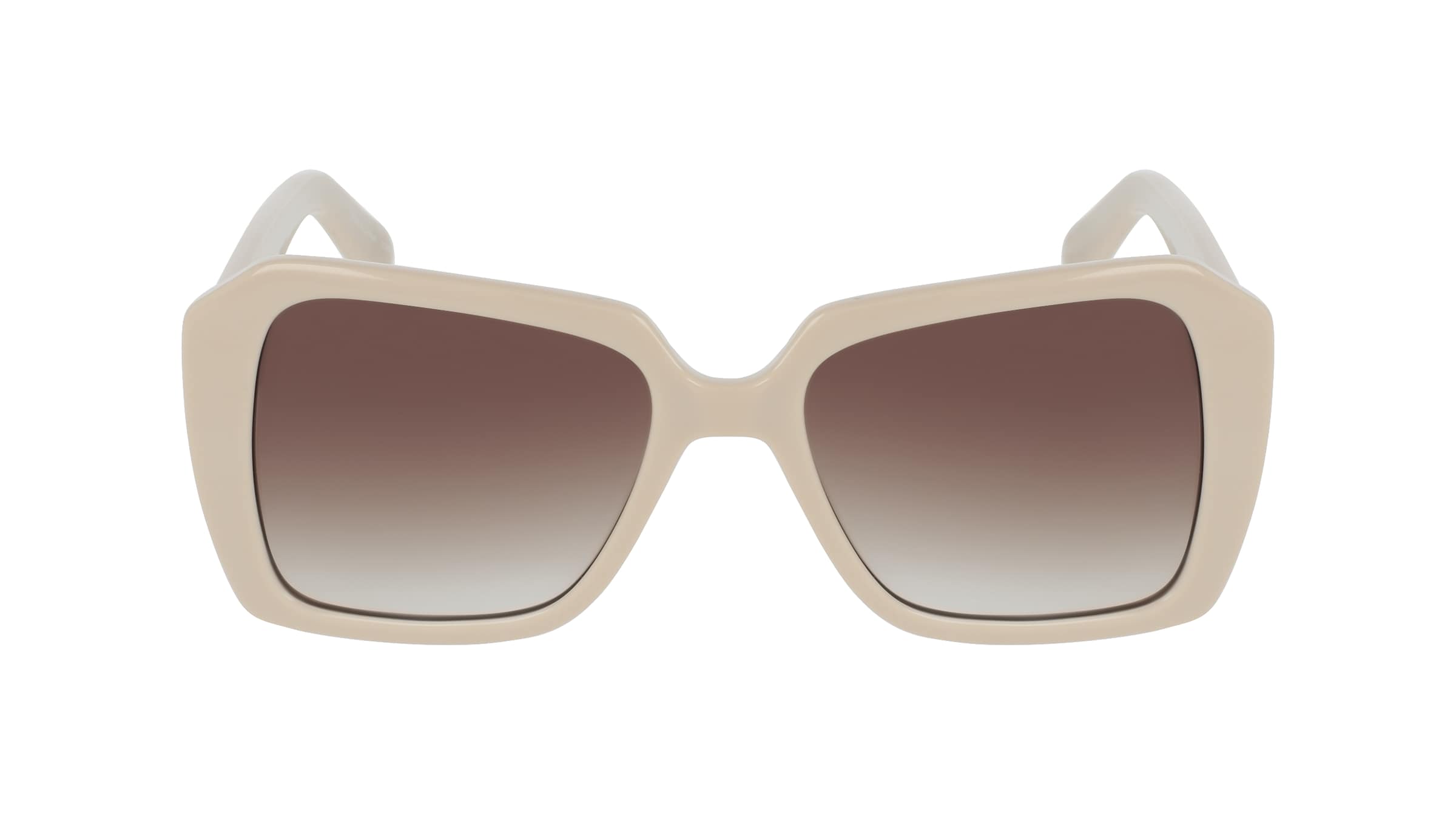 Karl Lagerfeld KL6140S Damen-Sonnenbrille Vollrand Eckig TR90-Gestell, gelb