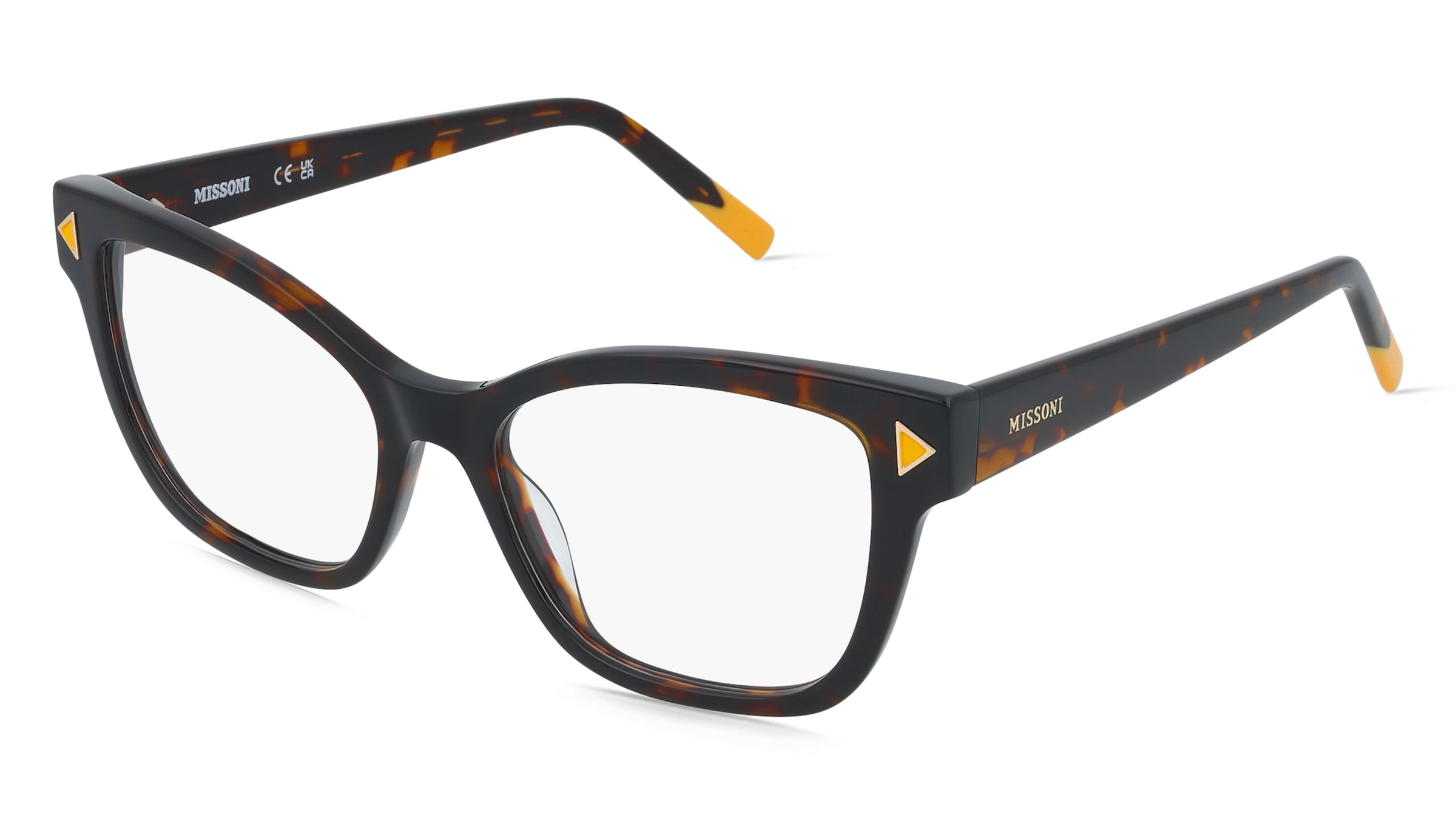 Missoni MIS 0238 Damen-Brille inkl. Gläser Vollrand Panto Acetat-Gestell 52/17/140, Havanna