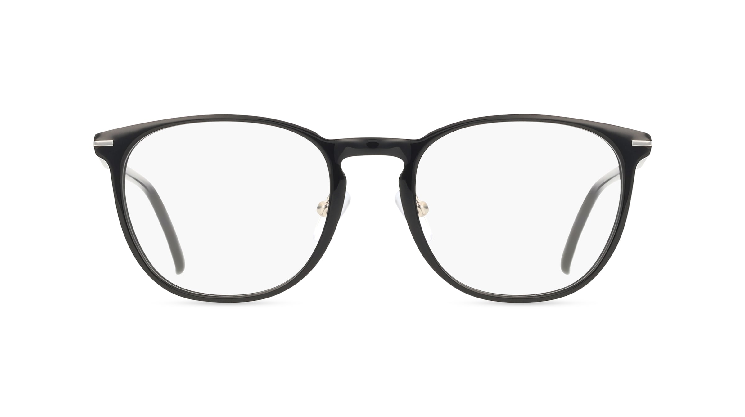 Fielmann LN 068 FLEX CL FINN Herren-Brille inkl. Gläser Vollrand Panto Acetat-Gestell 52/20/145, Schwarz