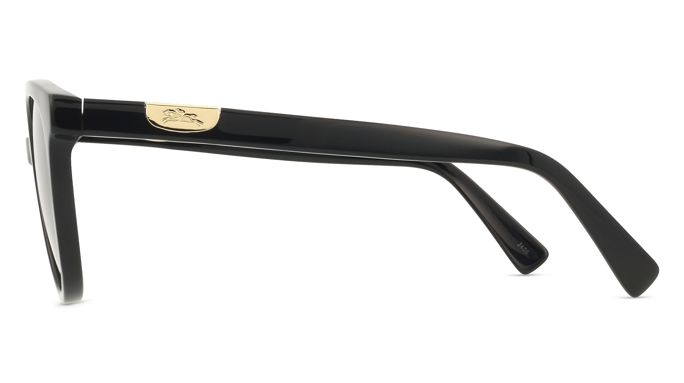 Thumbnail - Longchamp LO773S Unisex-Sonnenbrille Vollrand Rund Acetat-Gestell, schwarz