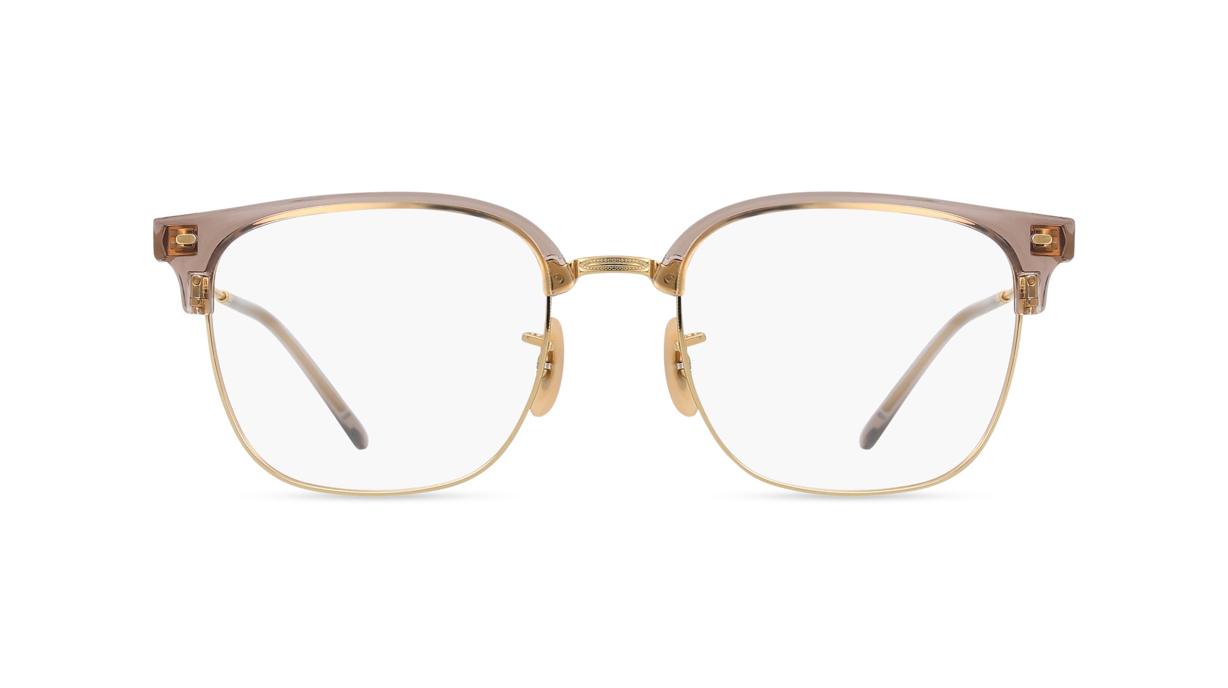 Ray-Ban 0RX7216 NEW CLUBMASTER Unisex-Brille inkl. Gläser Vollrand Quadratisch Kunststoff-Gestell 53/20/145, gelb