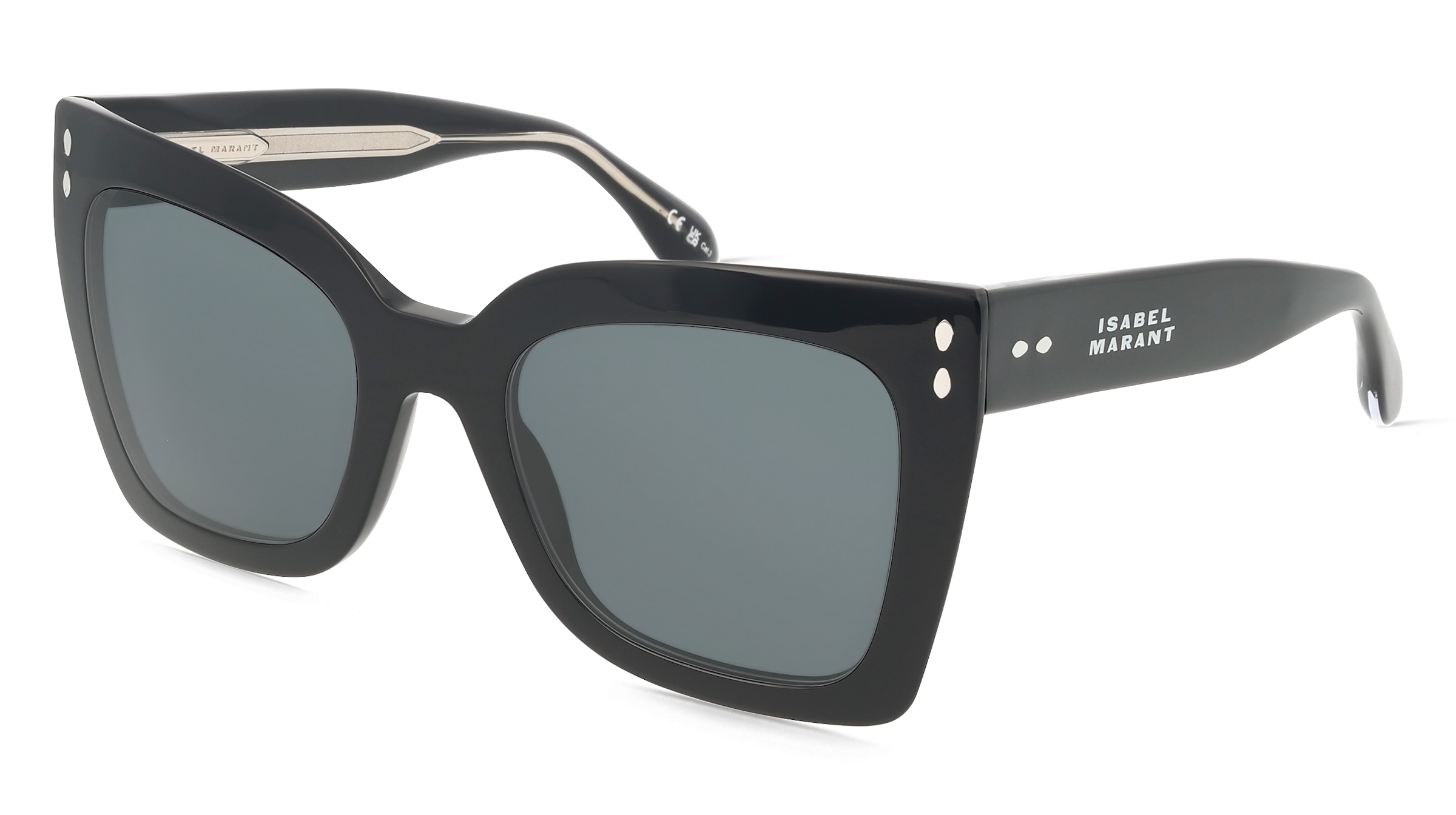 Isabel Marant 207608 Damen-Sonnenbrille Vollrand Butterfly Acetat-Gestell, Schwarz