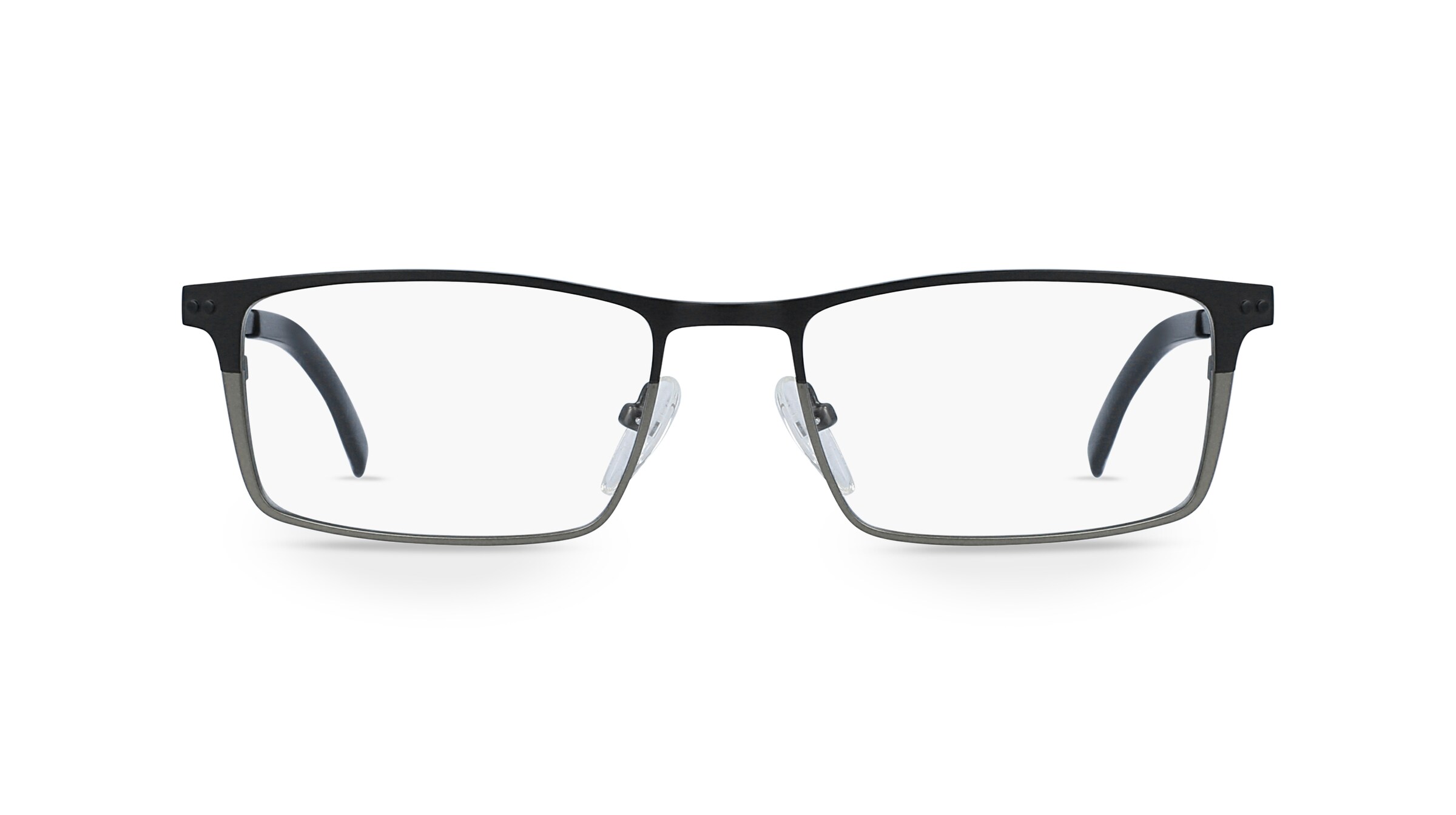 Fielmann OPH 9914 FLEX FA Herren-Brille inkl. Gläser Vollrand Eckig Edelstahl-Gestell 54mm/18mm/145mm, schwarz