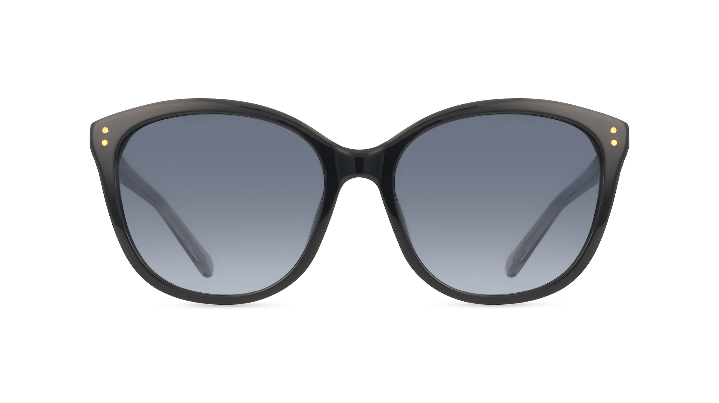 Fossil 207354 Damen-Sonnenbrille Vollrand Cateye Acetat-Gestell, schwarz