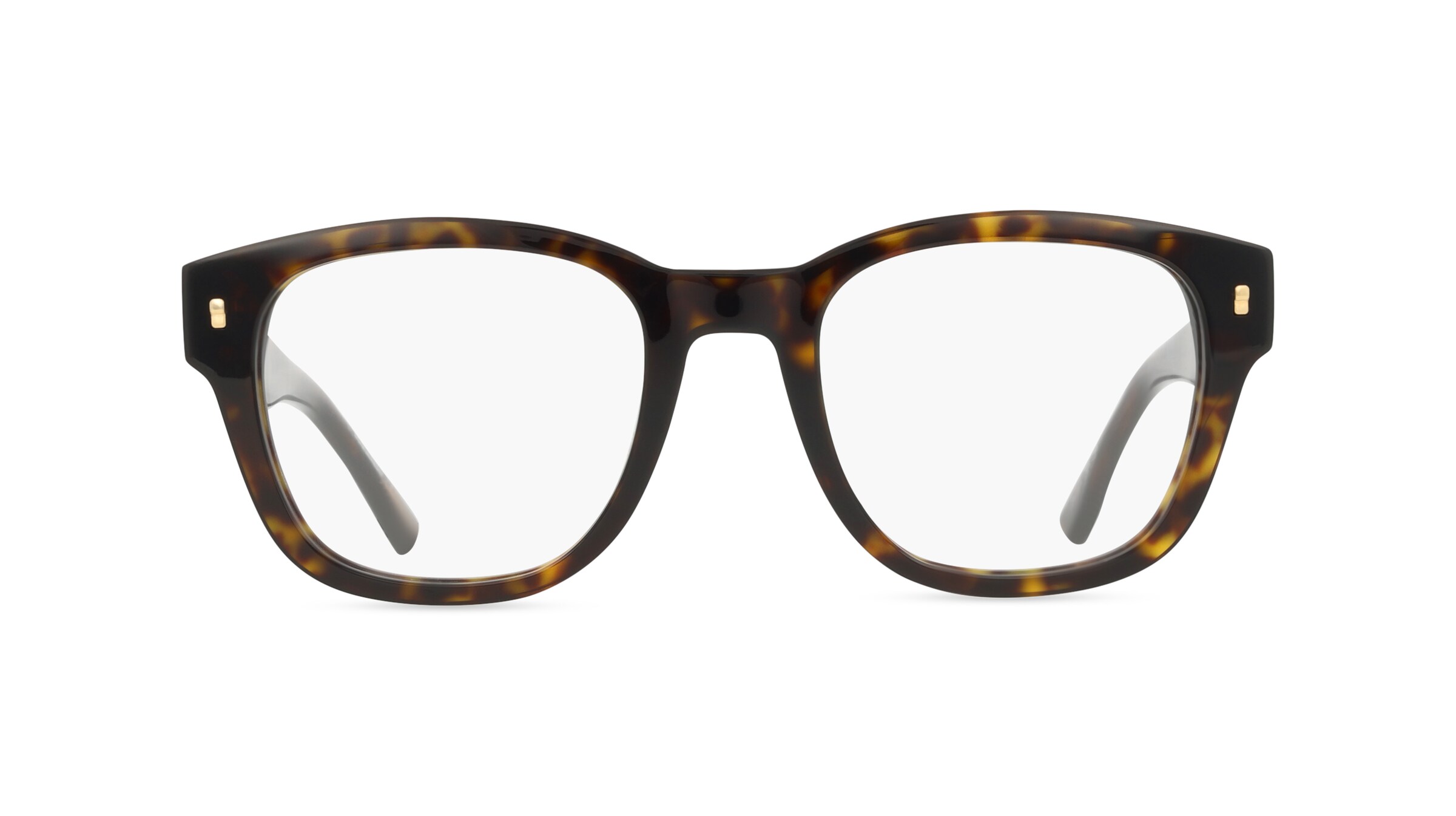 Dsquared2	 D2 0065 Herren-Brille inkl. Gläser Vollrand Eckig Acetat-Gestell 51mm/21mm/145mm, braun