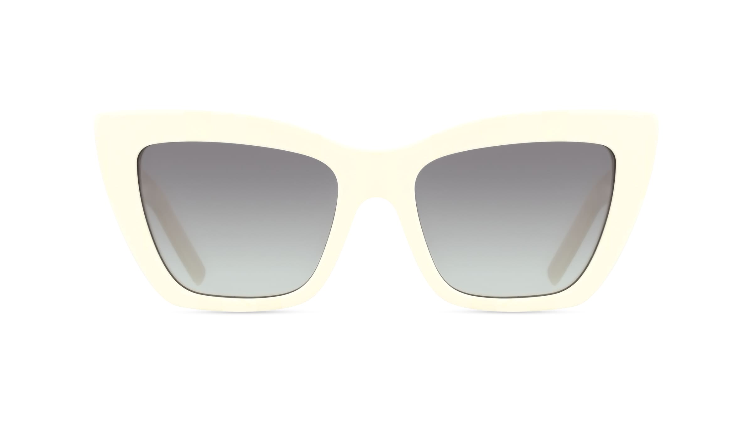 Karl Lagerfeld KL6158S Damen-Sonnenbrille Vollrand Cateye Acetat-Gestell, weiß