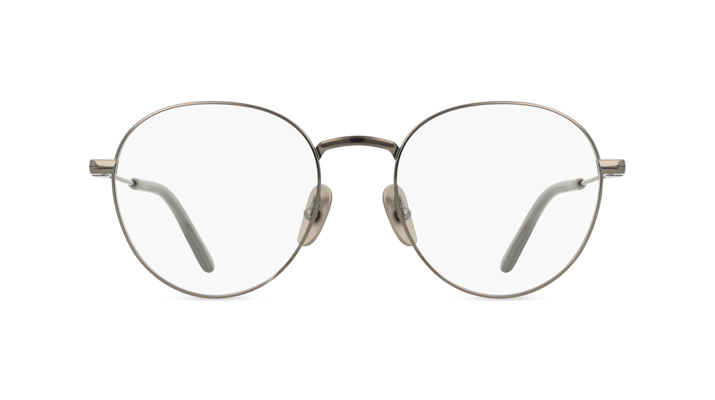 Ray-Ban RX8782 DAVID TITANIUM Unisex-Brille inkl. Gläser Vollrand Panto Titan-Gestell 51mm/20mm/145mm, silber