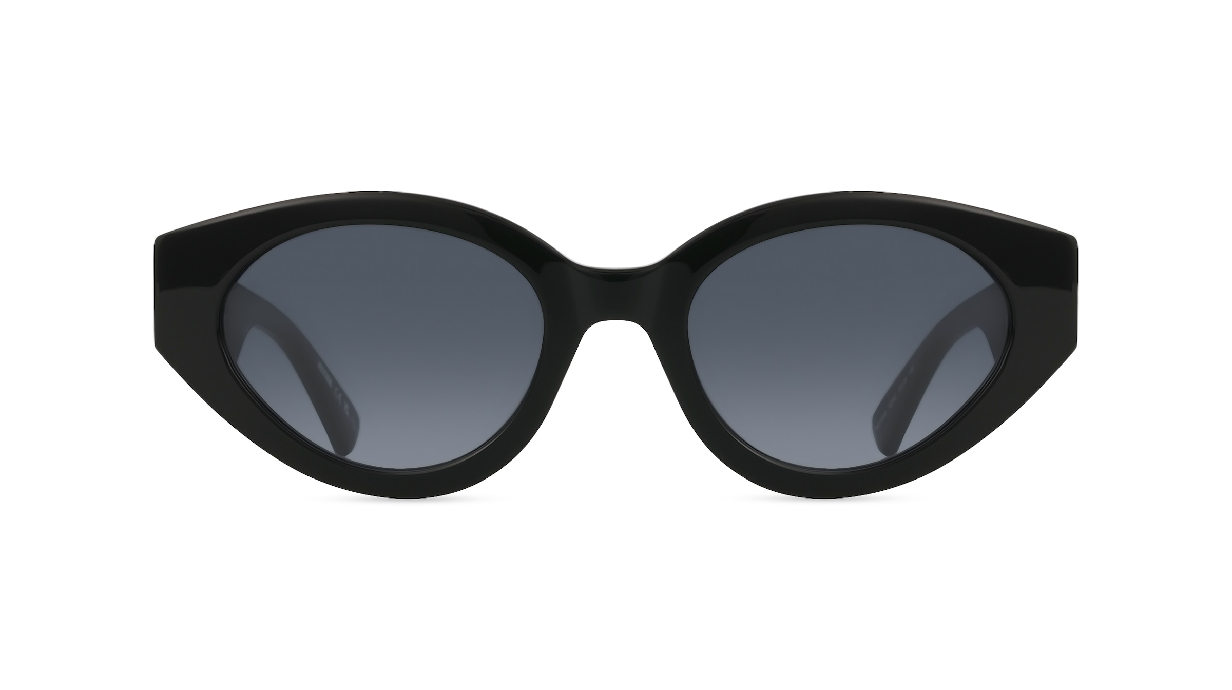 Moschino 160/S Damen-Sonnenbrille Vollrand Oval Acetat-Gestell, schwarz