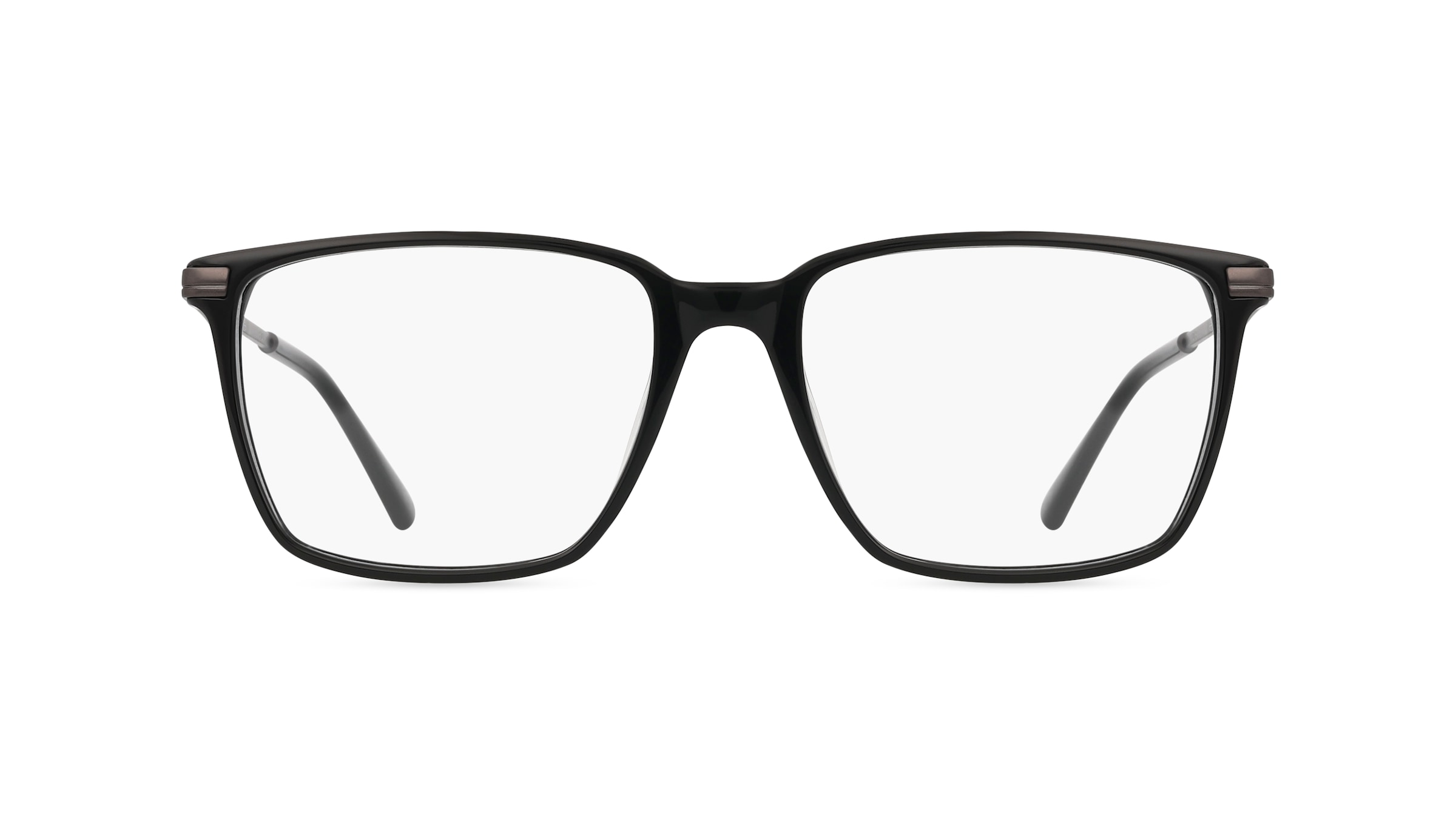 Hackett 1320 Unisex-Brille inkl. Gläser Vollrand Eckig Acetat-Gestell 55mm/18mm/145mm, schwarz